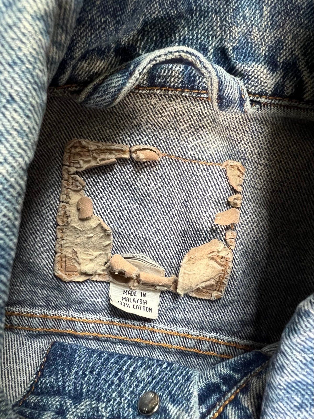 Levi's Vtg 80s Orange Tab Levis Blue Denim Trucker Jacket Large Size US L / EU 52-54 / 3 - 8 Thumbnail