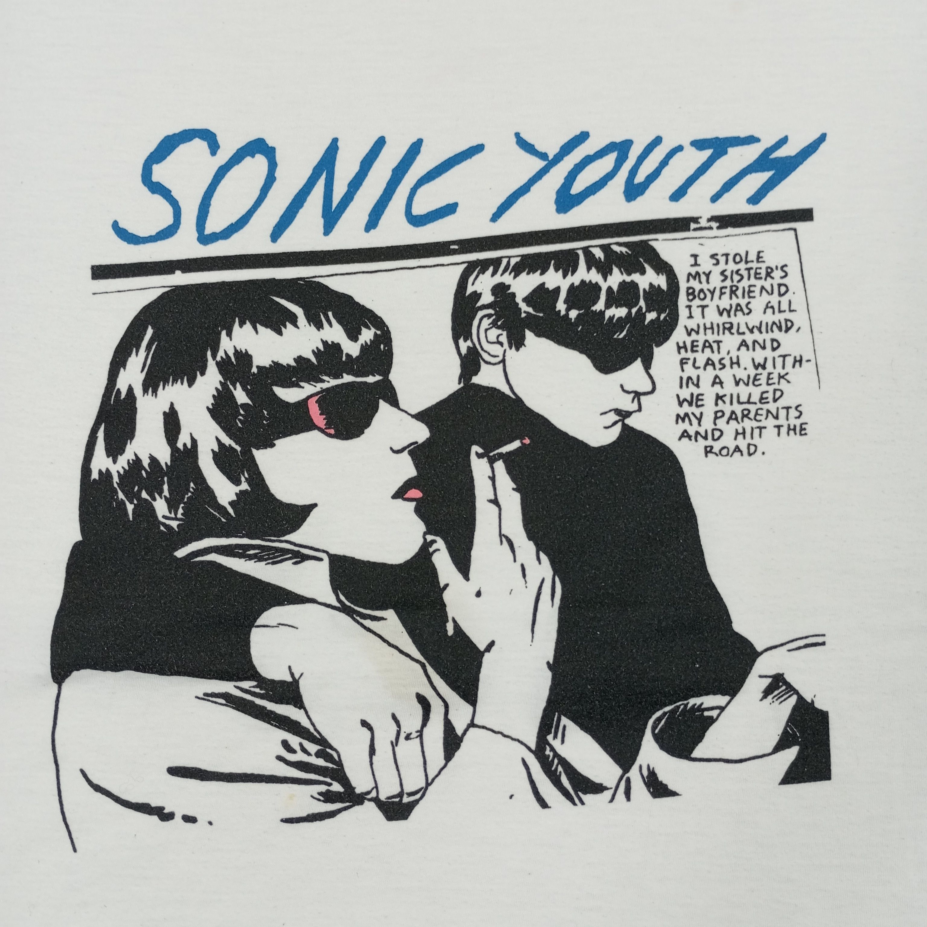 Band Tees × Vintage Sonic Youth Rock Band Tshirt Size US M / EU 48-50 / 2 - 2 Thumbnail