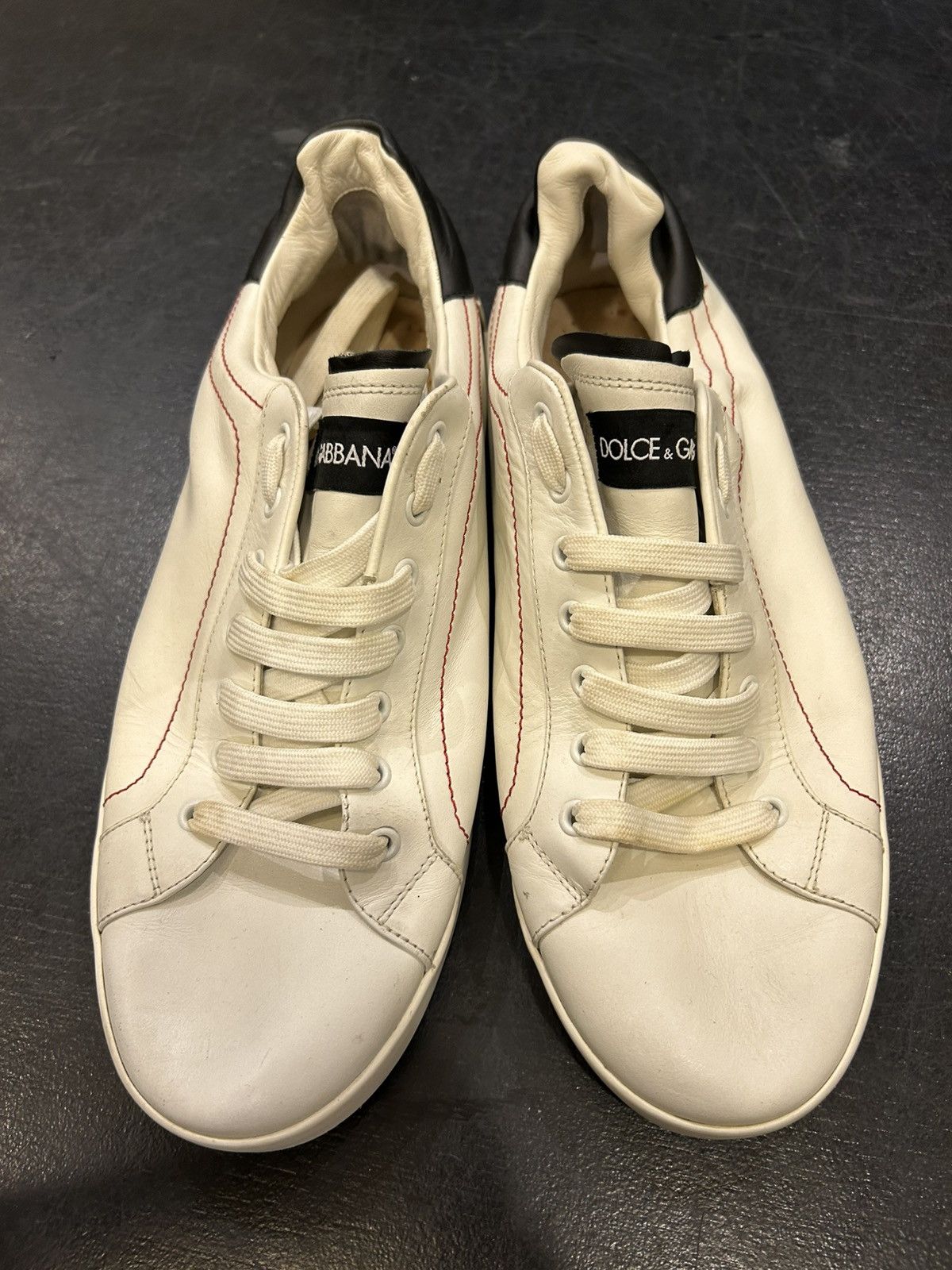 Dolce & Gabbana Dolce & Gabbana Portofino Sneaker - White Size US 11 / EU 44 - 6 Thumbnail