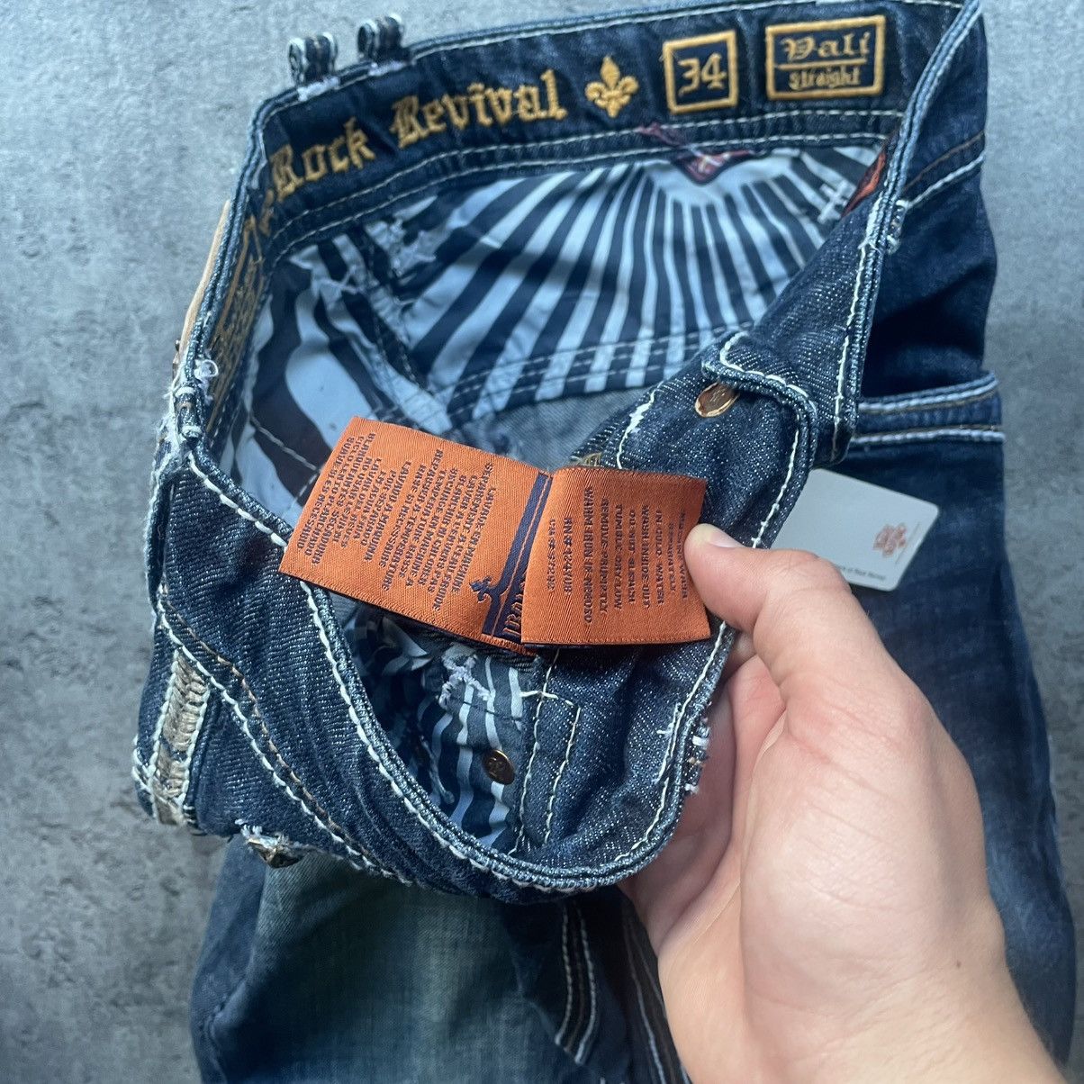 Rock Revival × Vintage NWT Rock Revival Dali Chrome Hearts Style Pants Size US 34 / EU 50 - 10 Thumbnail