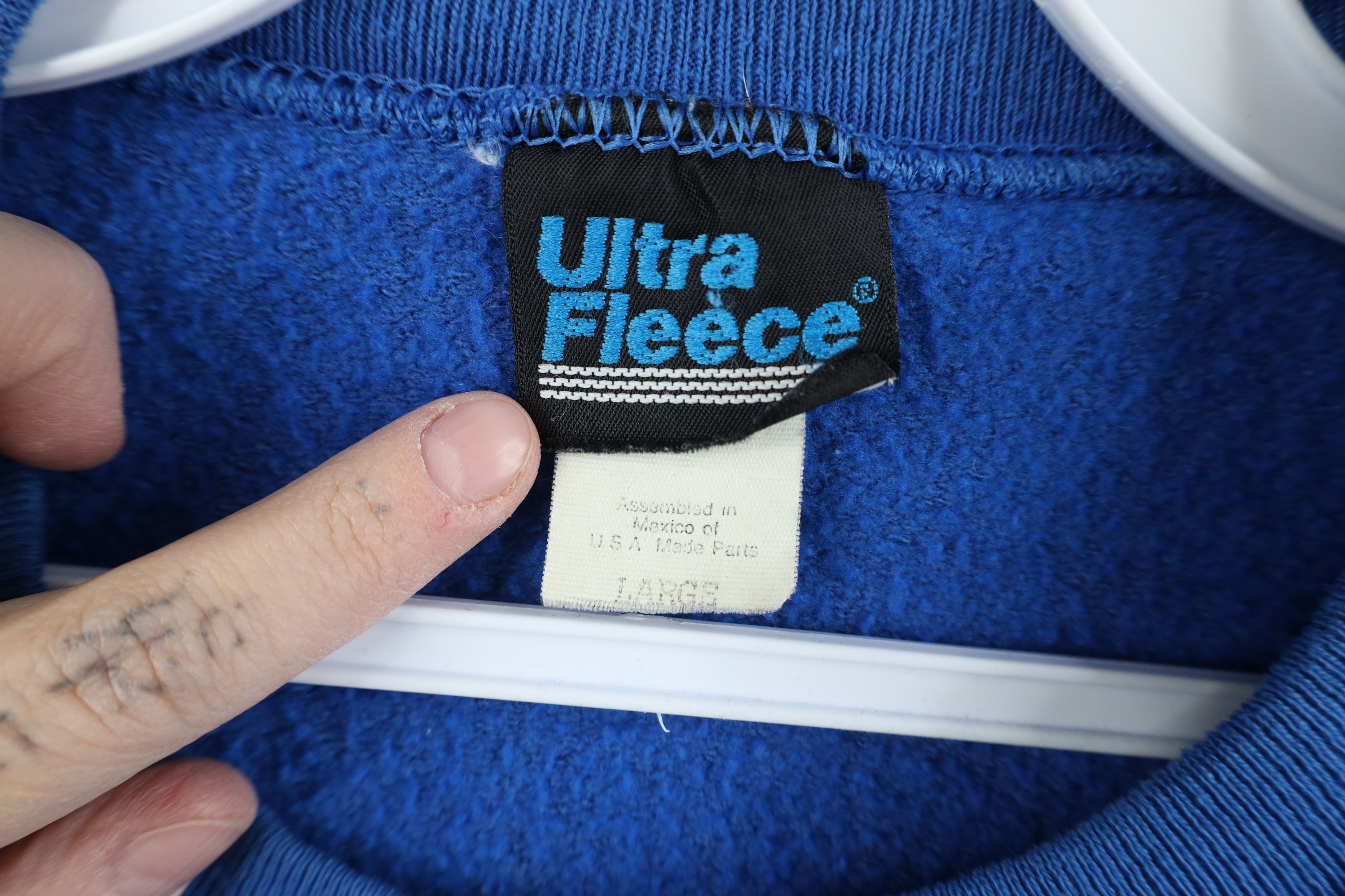 Vintage Vintage 80s 90s Streetwear Crewneck Sweatshirt Blue USA Size US L / EU 52-54 / 3 - 6 Thumbnail