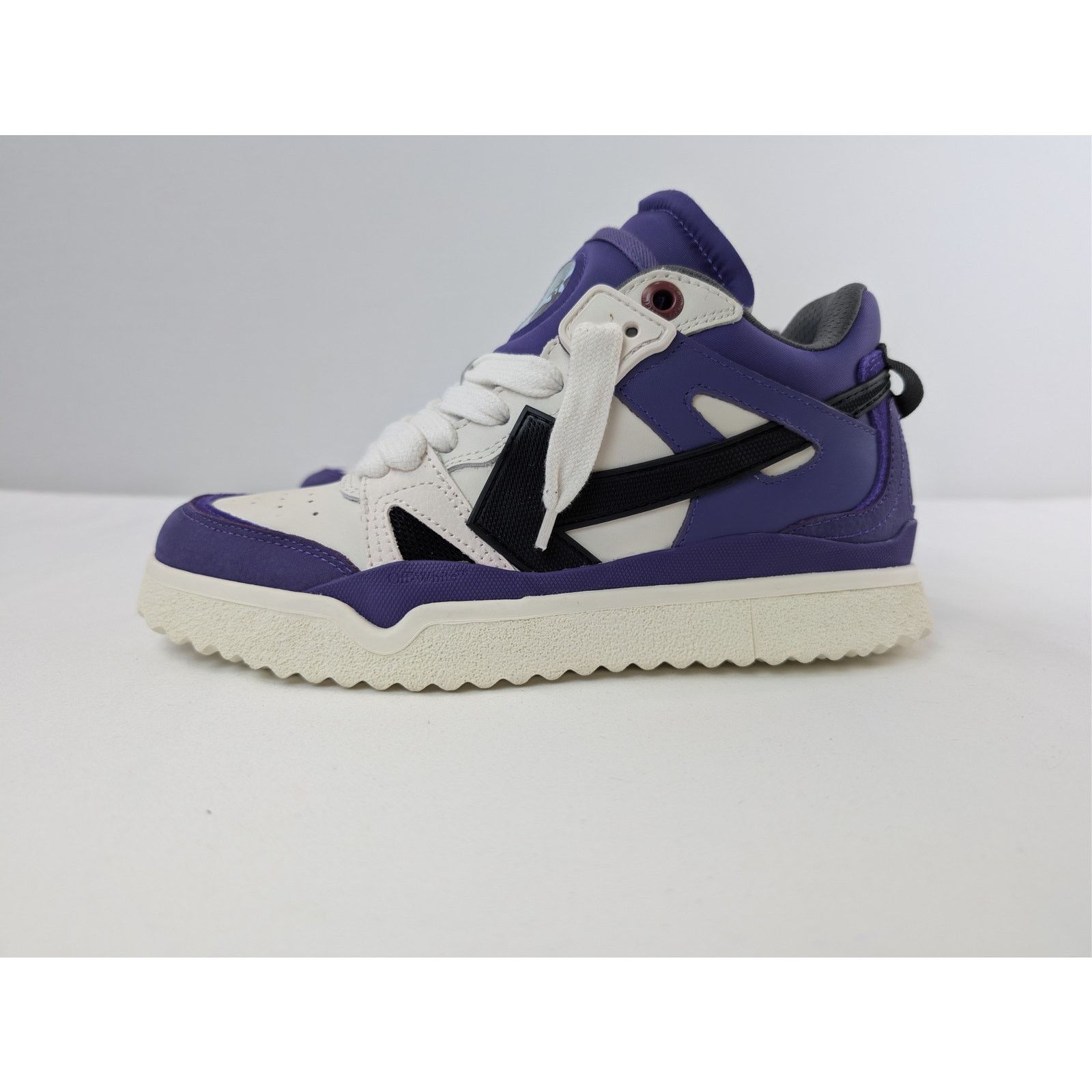 Off-White o1rshd1 Mid Top Sponge Sneakers in Purple/Black Size US 7 / EU 40 - 11 Thumbnail