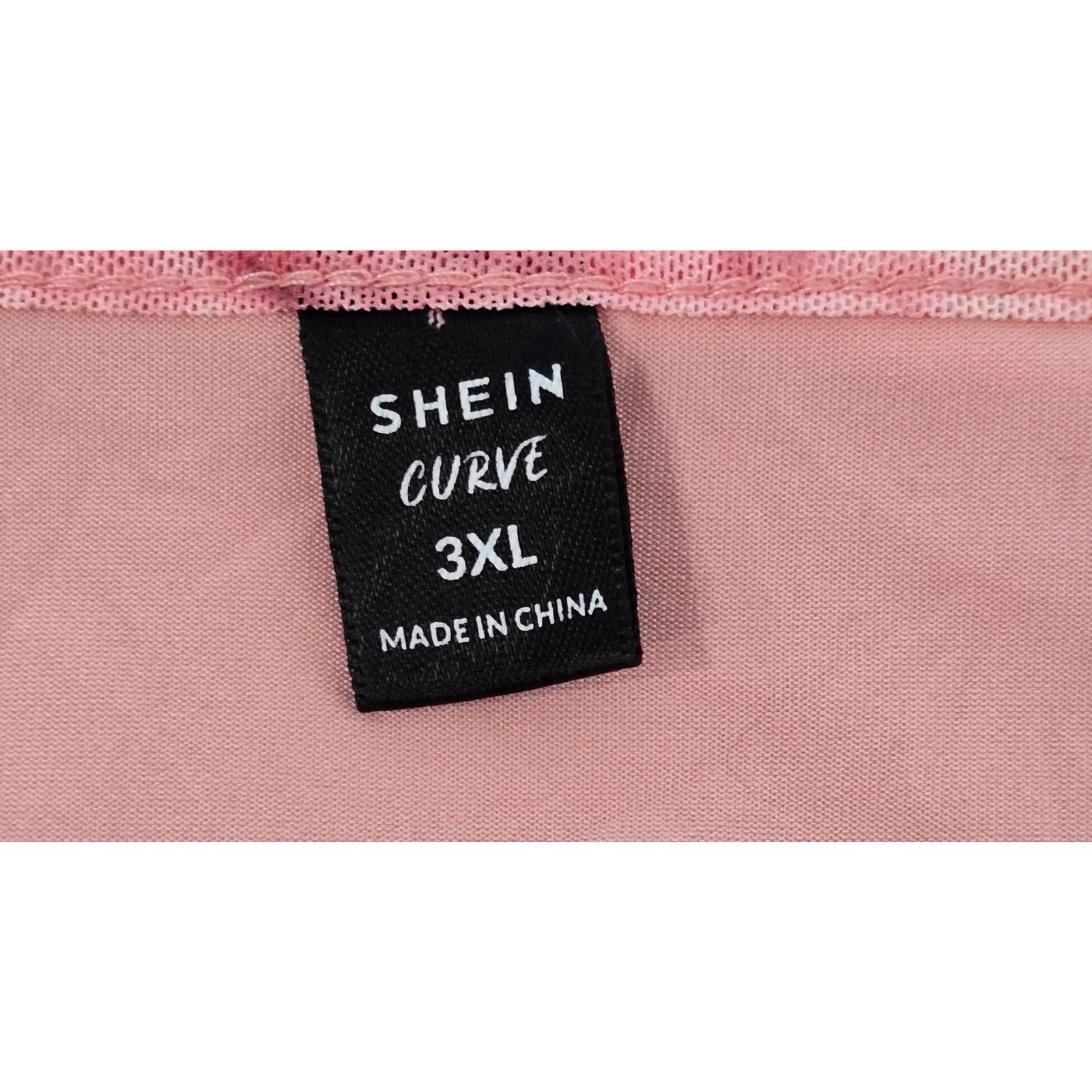 Other Shein Pink Floral Print Cropped Top 3XL Plus Size 3XL / US 20-22 - 5 Thumbnail