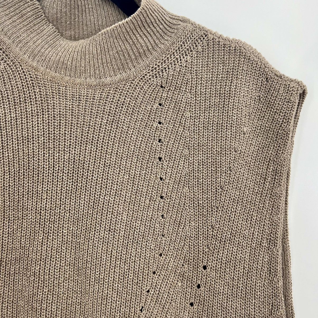 Anthropologie Anthropologie Pilcro Mock Layer Sweater Vest Knit Poncho Size L / US 10 / IT 46 - 6 Thumbnail