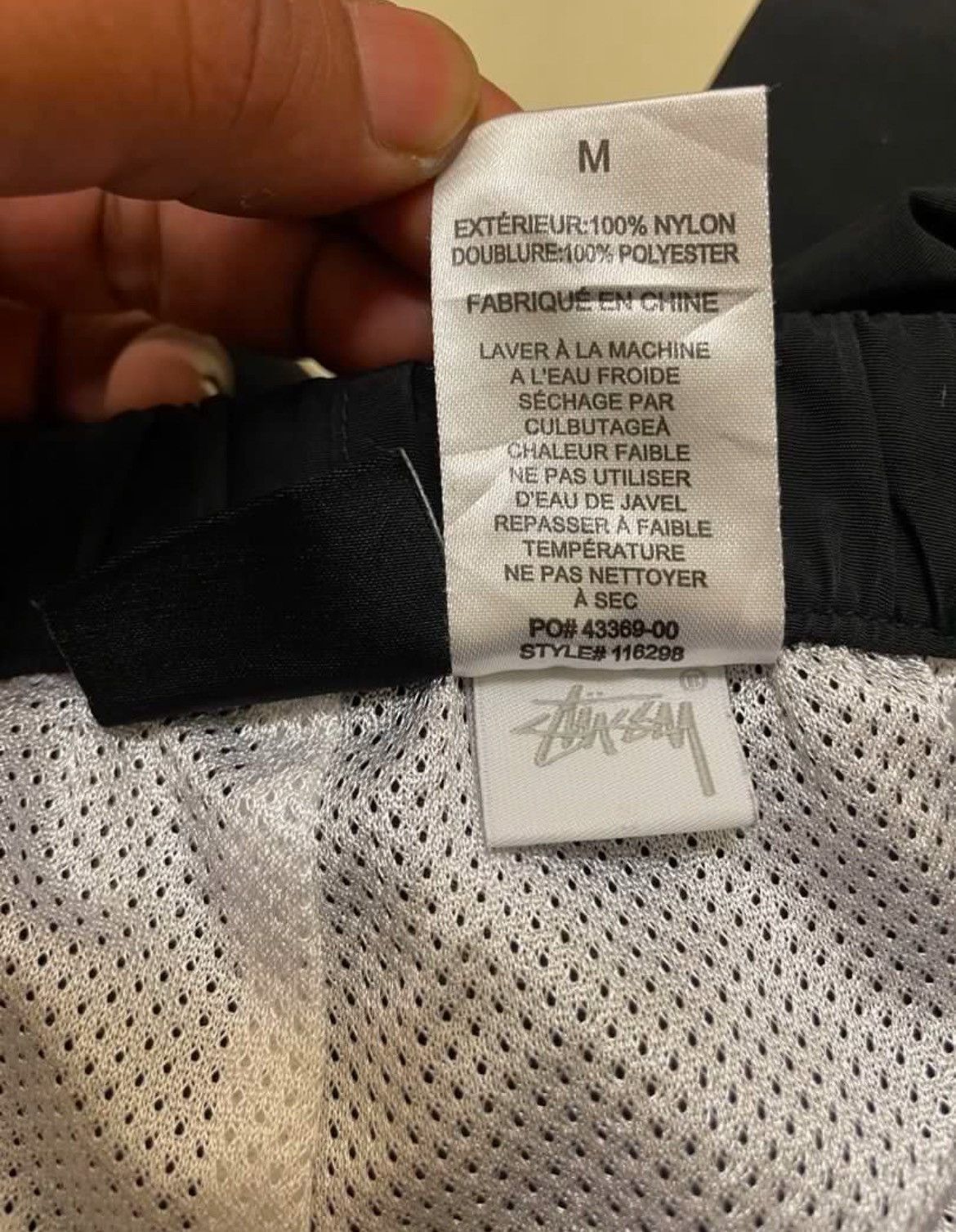 Stussy Authentic Stussy Nylon Track Pants Size US 33 - 9 Thumbnail