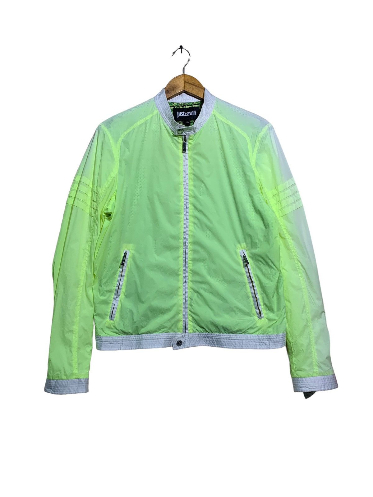Just Cavalli 🔥JUST CAVALLI NYLON BIKERS JACKETS Size US M / EU 48-50 / 2 - 2 Thumbnail