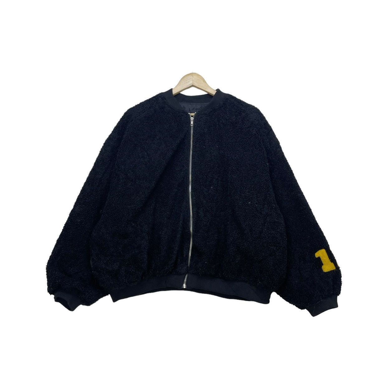 Japanese Brand Sheena Bomber Deep Pile Jacket Spellout Over 13 Size M / US 6-8 / IT 42-44 - 2 Thumbnail