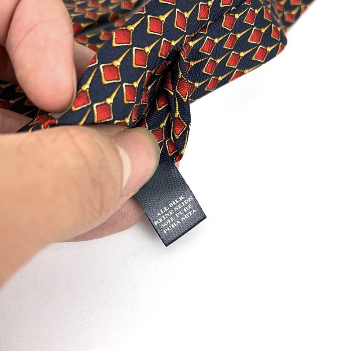 Burberry Burberry London Print 100% Silk Tie Men’s Size ONE SIZE - 6 Thumbnail