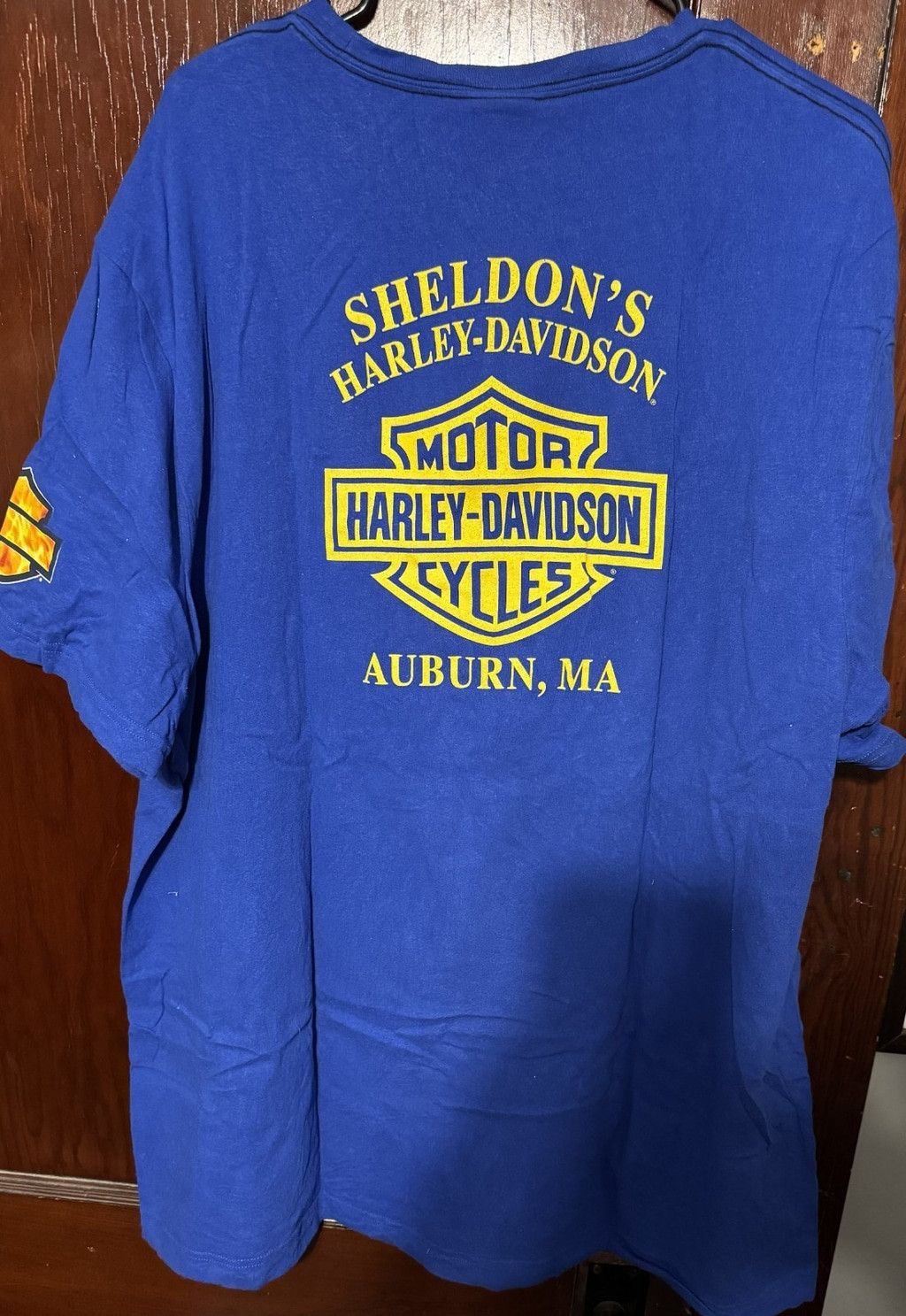 Harley Davidson Harley-Davidson of Auburn MA Vintage T Shirt Men's Sz XXL Bl Size US XXL / EU 58 / 5 - 2 Thumbnail