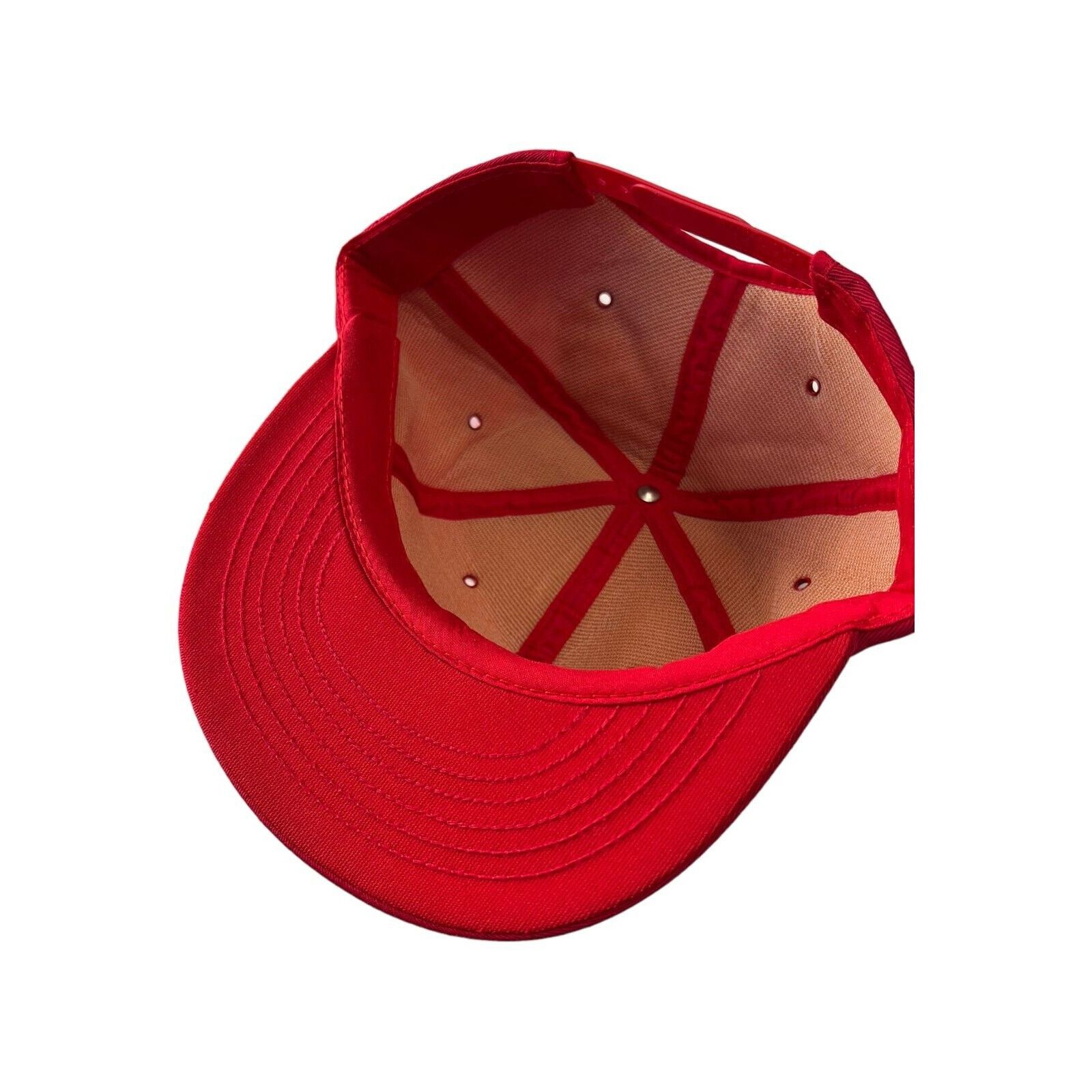 Other 80s 90s Vintage United Snapback Trucker Hat Red Mesh Size ONE SIZE - 4 Thumbnail