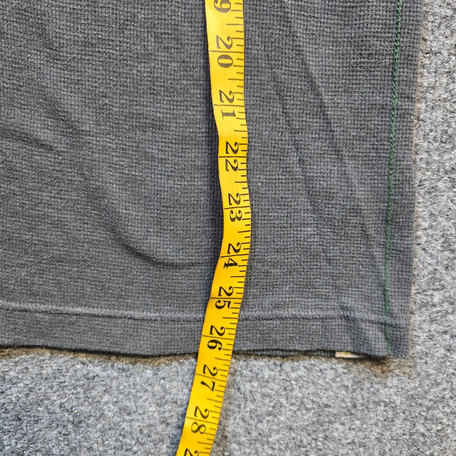 Vintage Horny Toad Shirt Mens Large Gray Henley Thermal Outdoors Capsule Layer Knit Cotton Long Sleeve T-Shirt Casual Mens Folded Hem Size US L / EU 52-54 / 3 - 6 Thumbnail