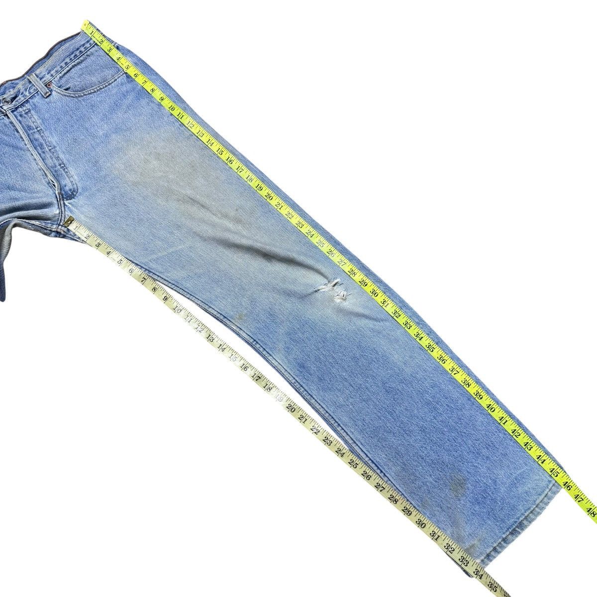 Levi's Vintage Levis 501 Distressed Jeans Grunge Size US 34 / EU 50 - 19 Thumbnail