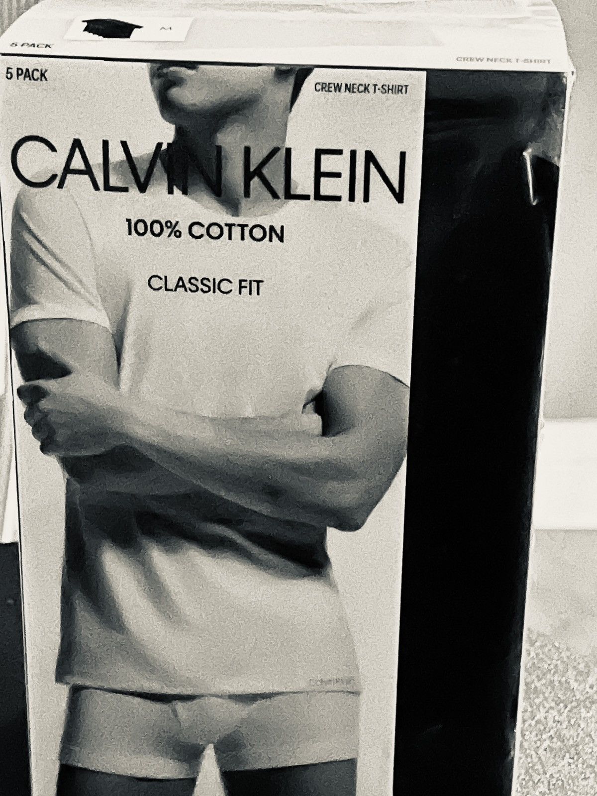 Calvin Klein Calvin Klein Calvin Klein Men's Crew Neck T-Shirts 5-Pack Size US M / EU 48-50 / 2 - 1 Thumbnail