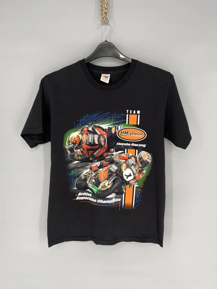 Formula 1 Vintage Y2K HM plant Honda Racing streetwear style Castol Size US M / EU 48-50 / 2 - 1 Thumbnail