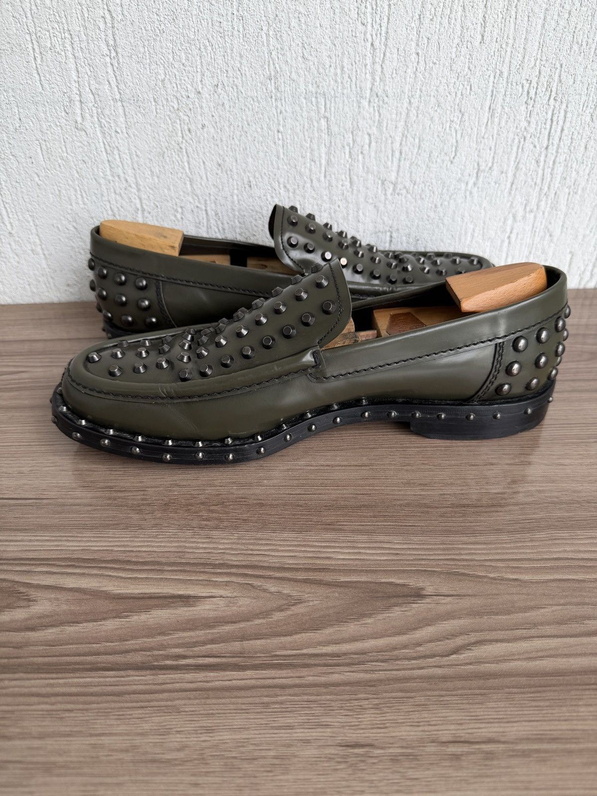 Prada 🔋❗️ Archival 🕷️Studded loafers Size US 10 / EU 43 - 11 Thumbnail
