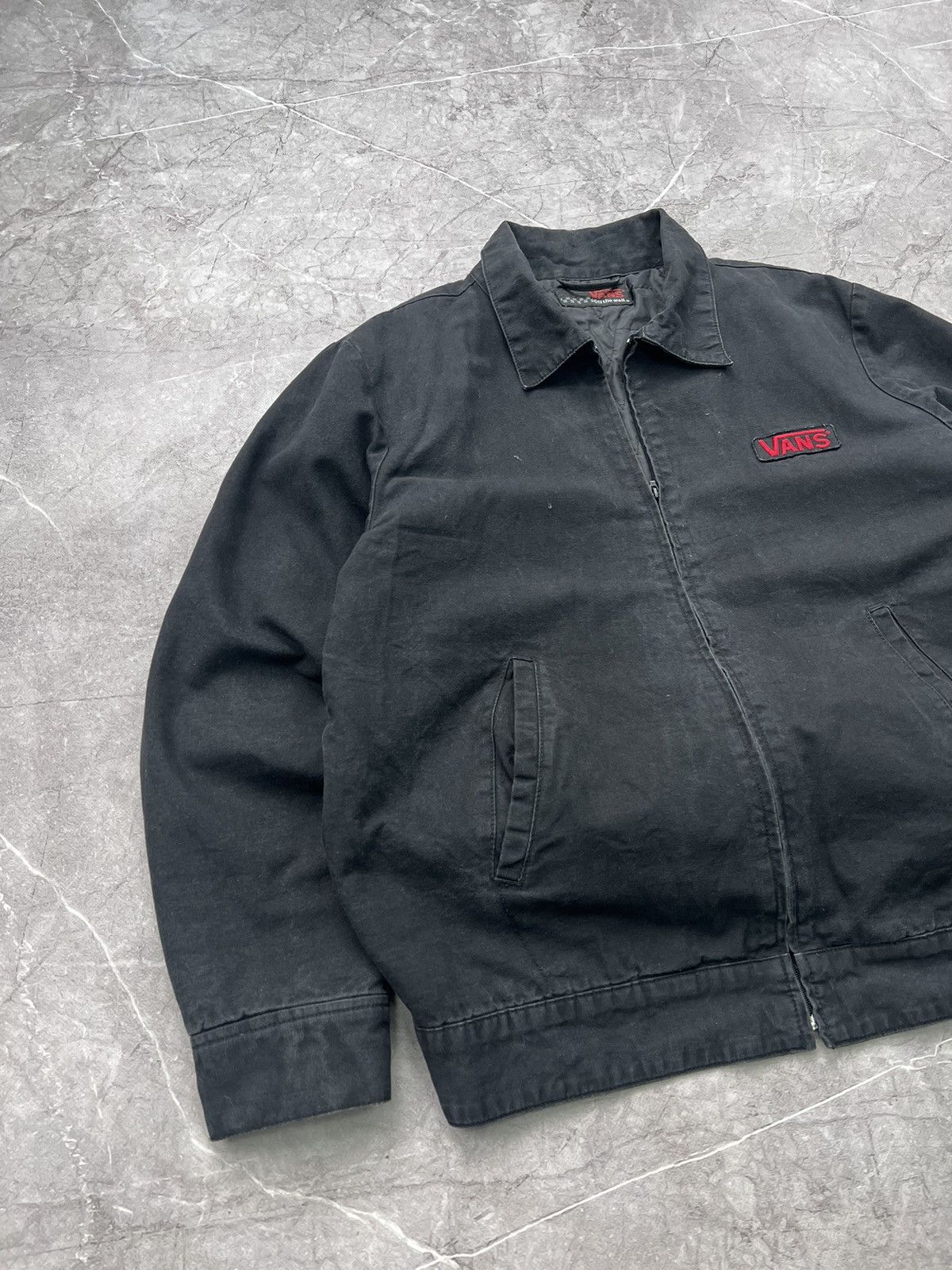 Vans × Vintage Vintage 90s Sunfaded VANS SKATE MODULAR Detroit Jacket Size US M / EU 48-50 / 2 - 2 Thumbnail