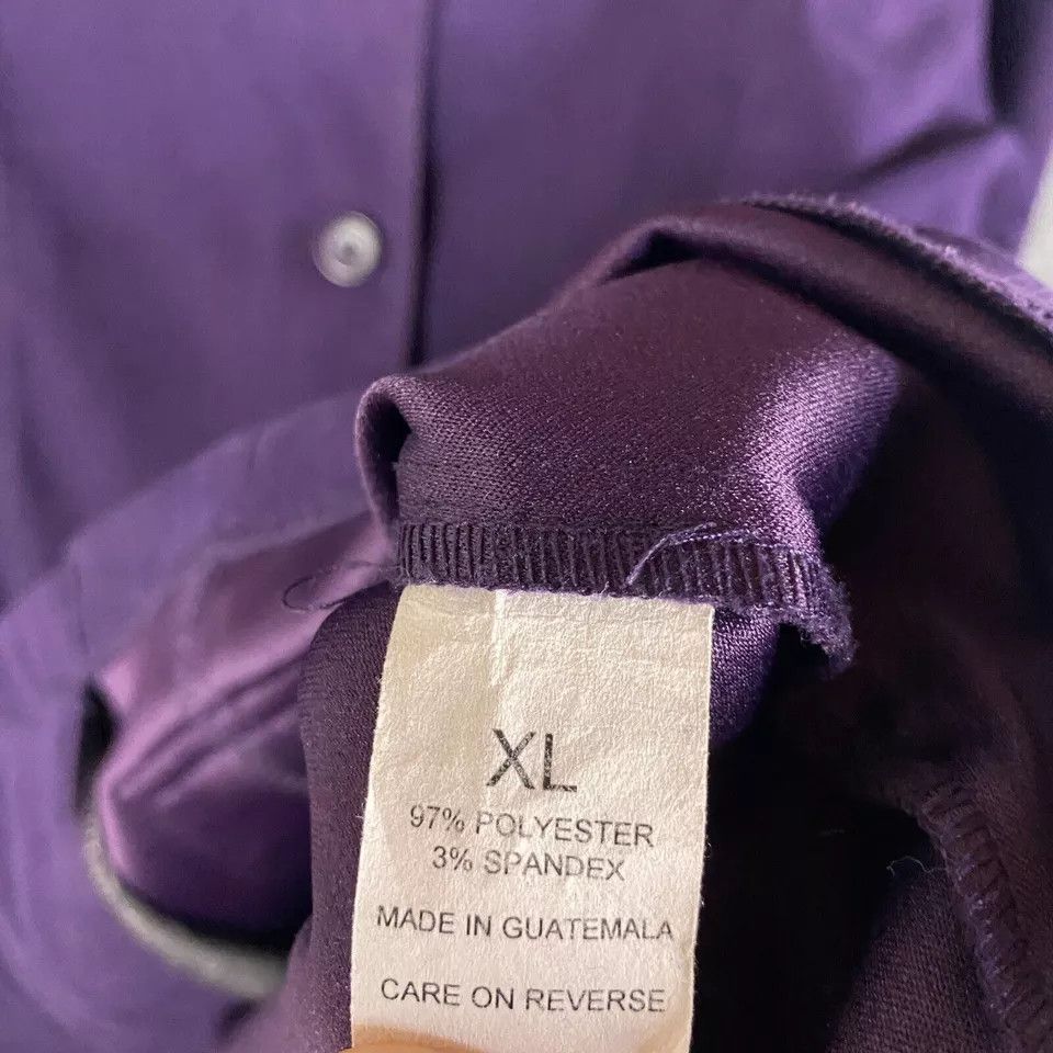 Other Briggs New York Coat Women's XL Velvet Purple Polyester Size XL / US 12-14 / IT 48-50 - 6 Thumbnail