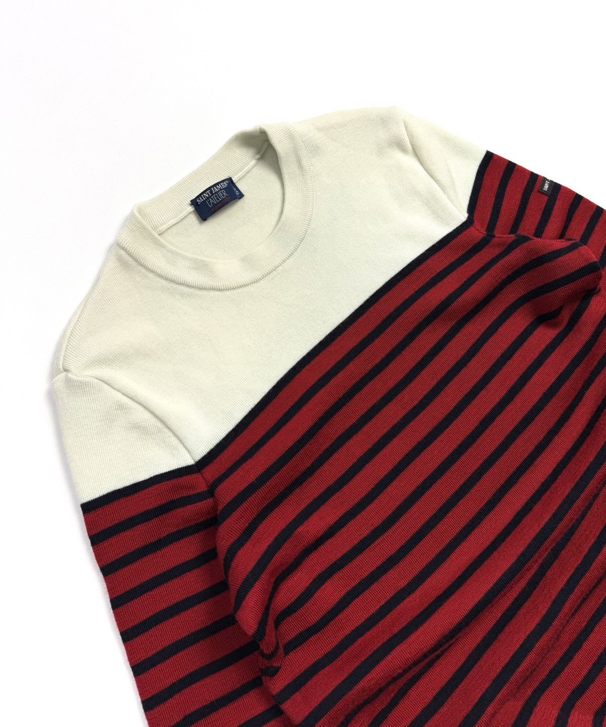 Saint James Saint James Striped Multicolor Wool Knit Sweater Women’s Size XS / US 0-2 / IT 36-38 - 6 Thumbnail