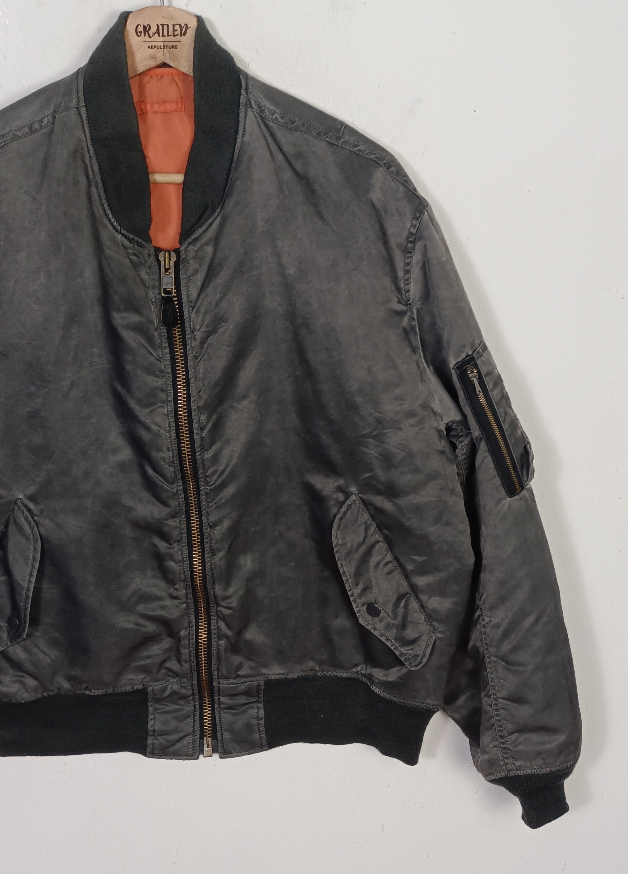 Alpha Industries 80s Ma-1 Intermediate Bomber Jacket Cold Weather Size US L / EU 52-54 / 3 - 5 Thumbnail