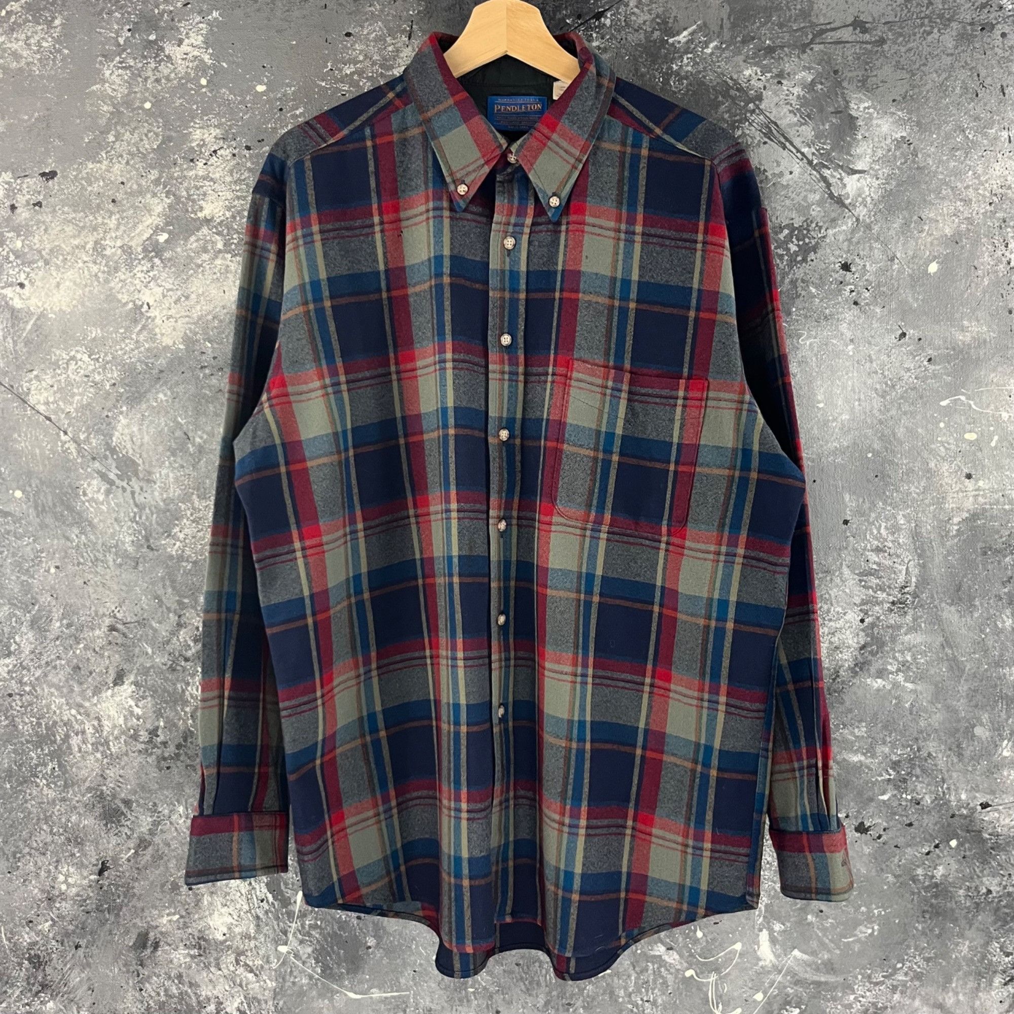Pendleton × Vintage Vintage 90’s Pendleton Flannel shirt Size US L / EU 52-54 / 3 - 1 Thumbnail