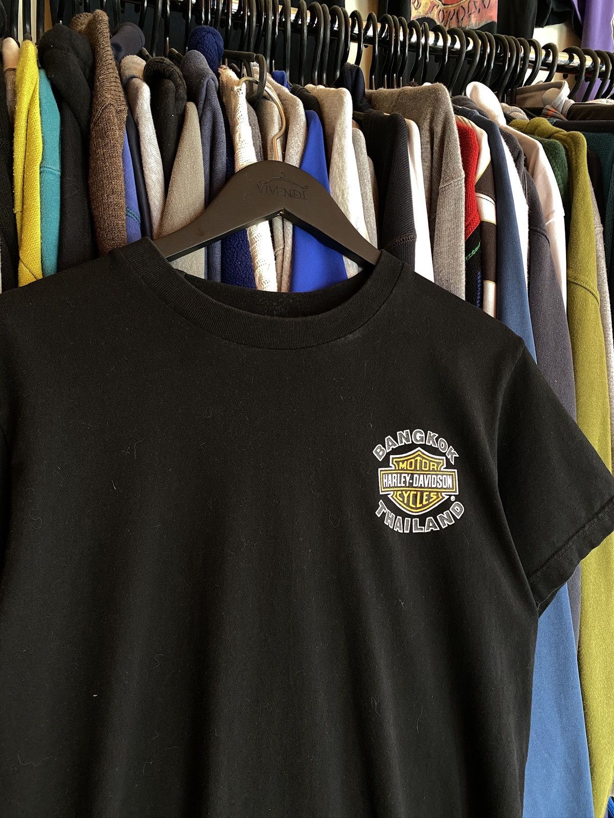 Harley Davidson VINTAGE HARLEY DAVIDSON THAILAND BANGKOK T-SHIRT Y2k Size US L / EU 52-54 / 3 - 4 Thumbnail