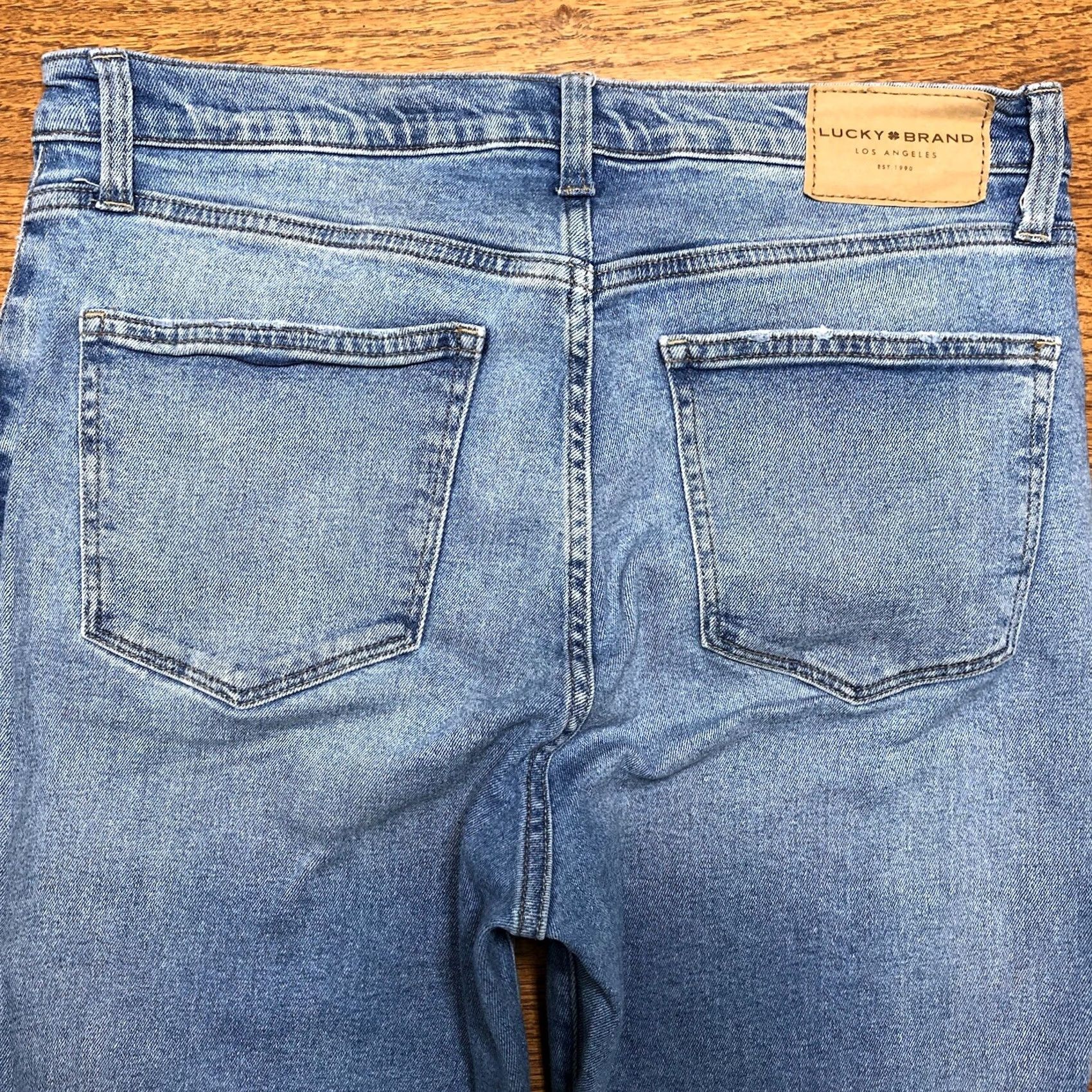 Lucky Brand Lucky Brand Jeans Womens Blue Skinny Bridgette High Rise 12/31 X 27 90s Size 34" / US 12 / IT 48 - 4 Thumbnail