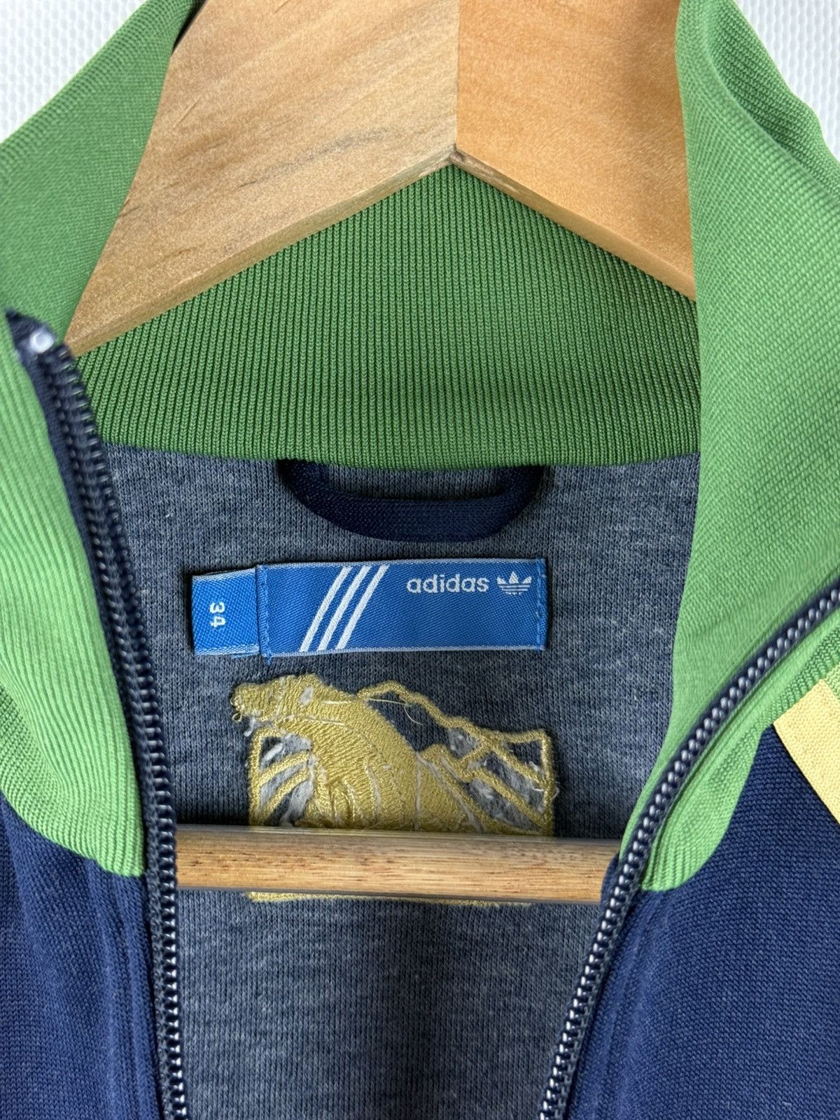 Adidas Adidas Originals VTG Trefoil Logo Full ZipTrack Top Jacket Size S / US 4 / IT 40 - 10 Thumbnail