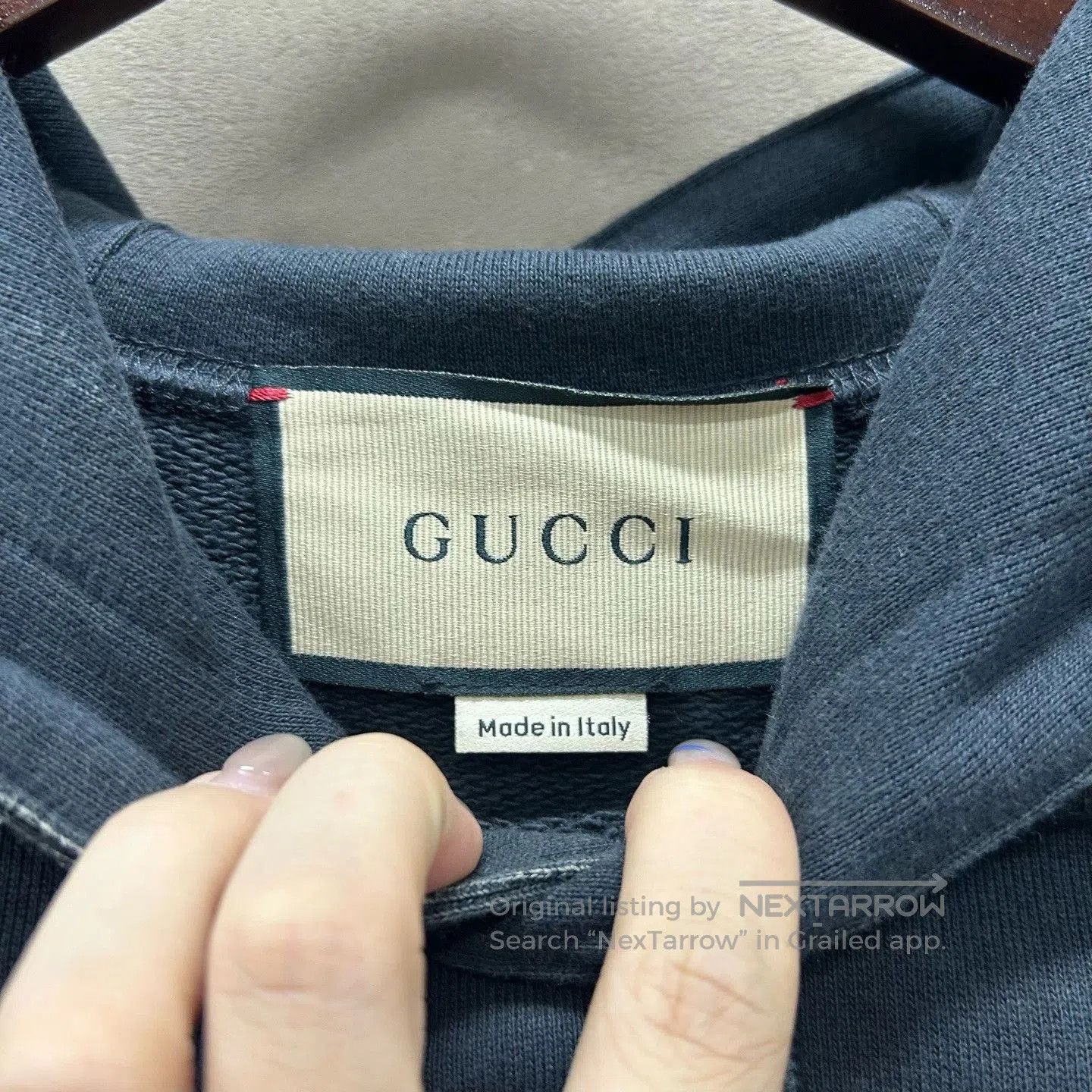 Gucci gucci contrast logo cropped hoodie. Size S / US 4 / IT 40 - 3 Thumbnail