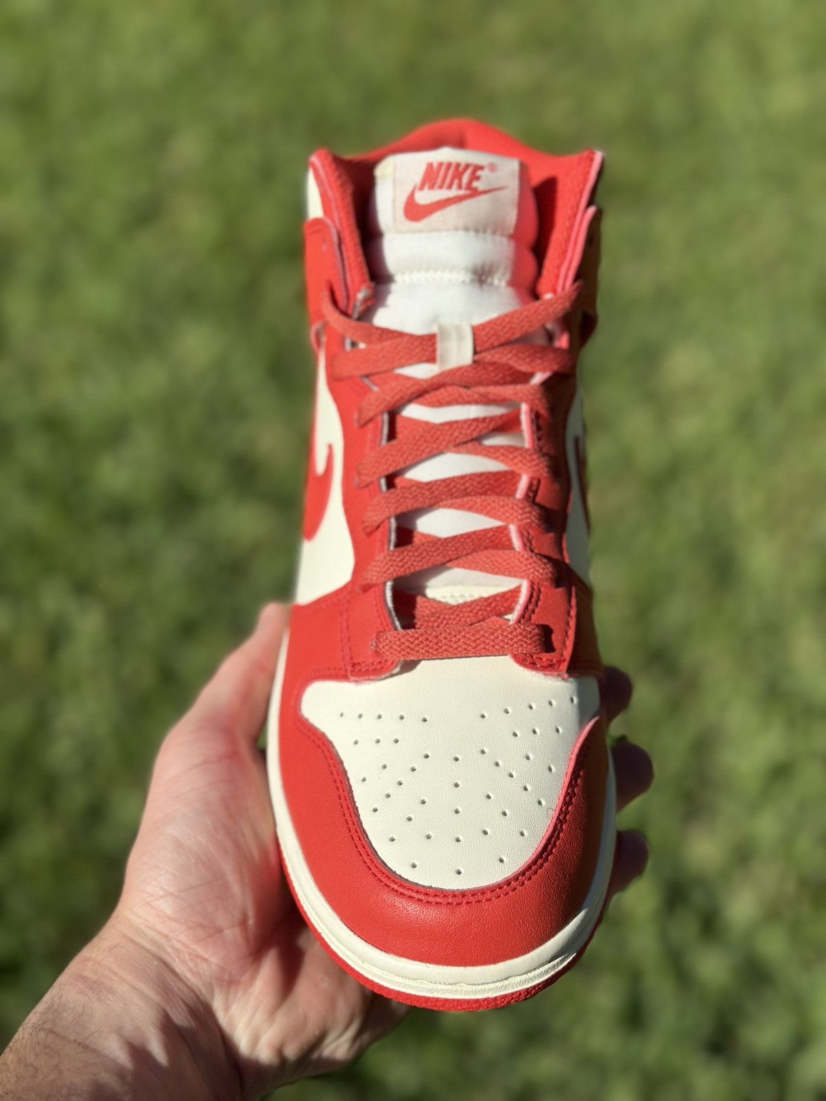 Nike Nike Dunk High Next Nature Light Crimsons Coconut Milk 8W Size US 8 / IT 38 - 5 Thumbnail