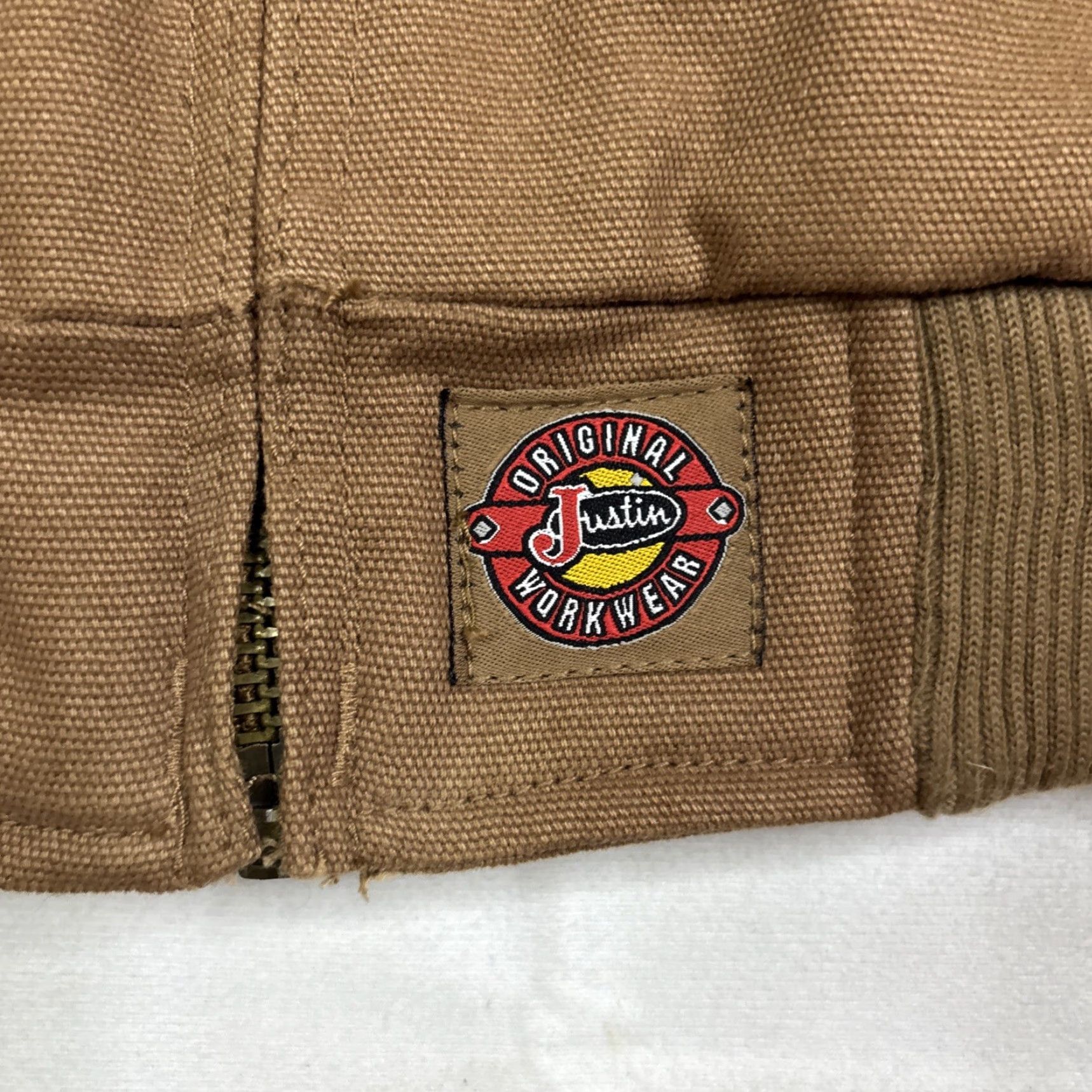 Justin Boots VINTAGE Justin Workwear Active Canvas Insulated Jacket Men’s Medium Brown Jacket Men’s Medium Brown Brown Canvas Insulated Jacket Justin Shoes? Size US M / EU 48-50 / 2 - 2 Thumbnail