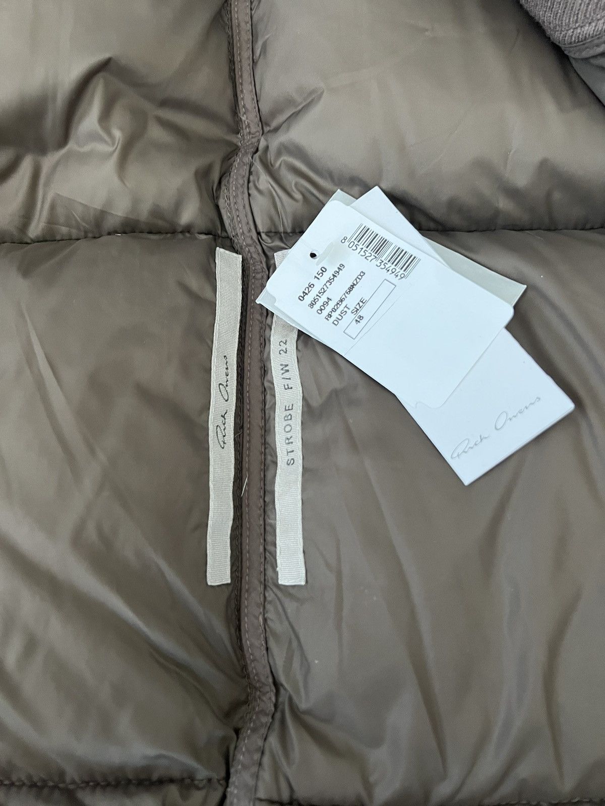 Rick Owens Rick Owens zipped padded jacket Size US M / EU 48-50 / 2 - 7 Thumbnail