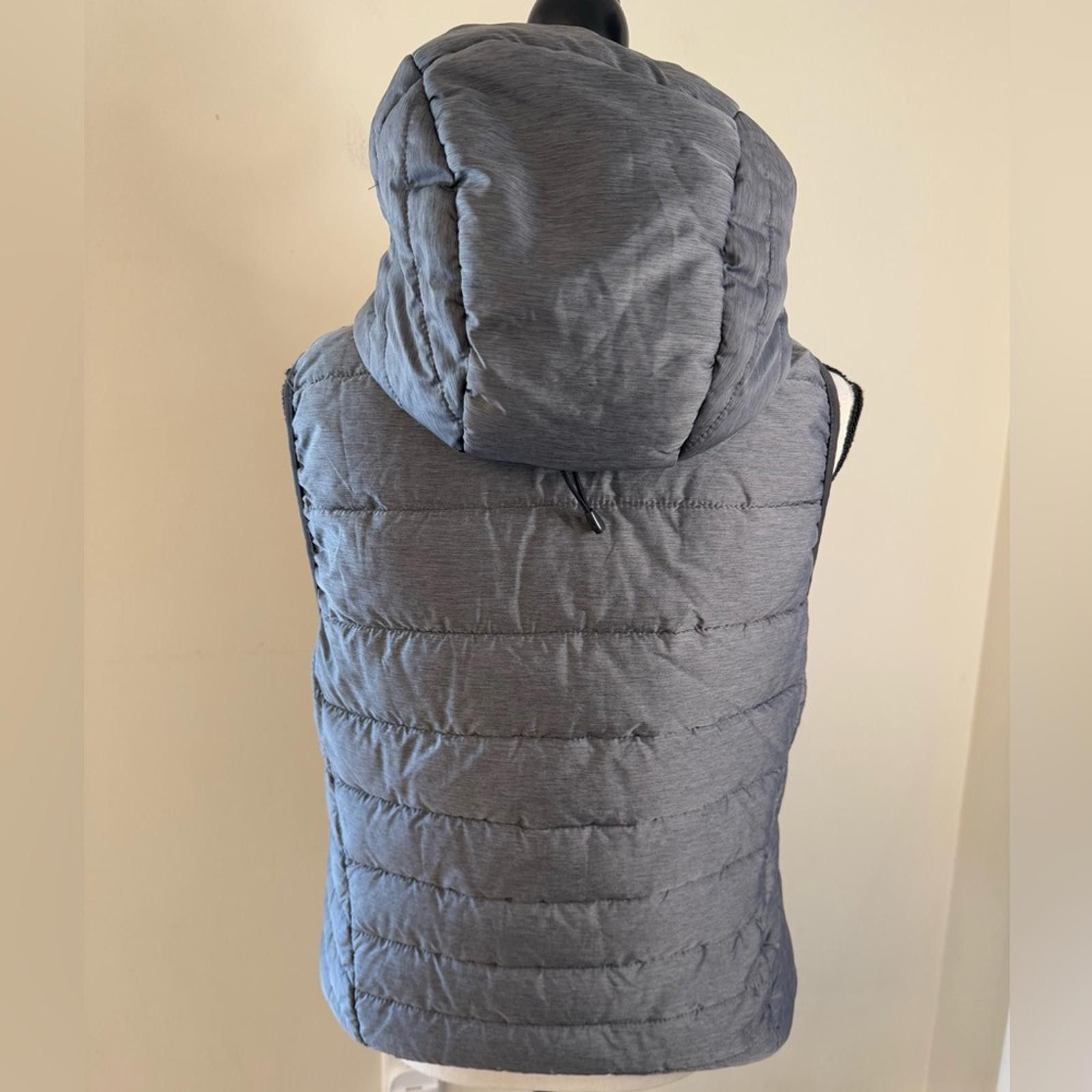Other Tangerine gray puffer vest removable hood SZ LG Size L / US 10 / IT 46 - 5 Thumbnail