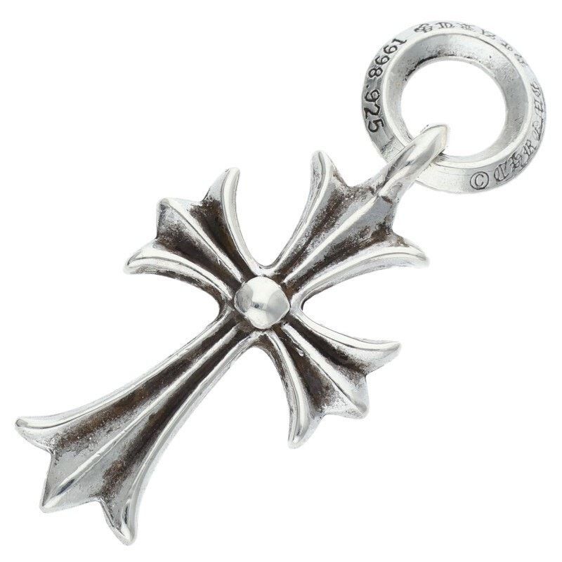 Chrome Hearts Chrome Hearts Tiny CH Cross Silver Necklace Size ONE SIZE - 2 Thumbnail