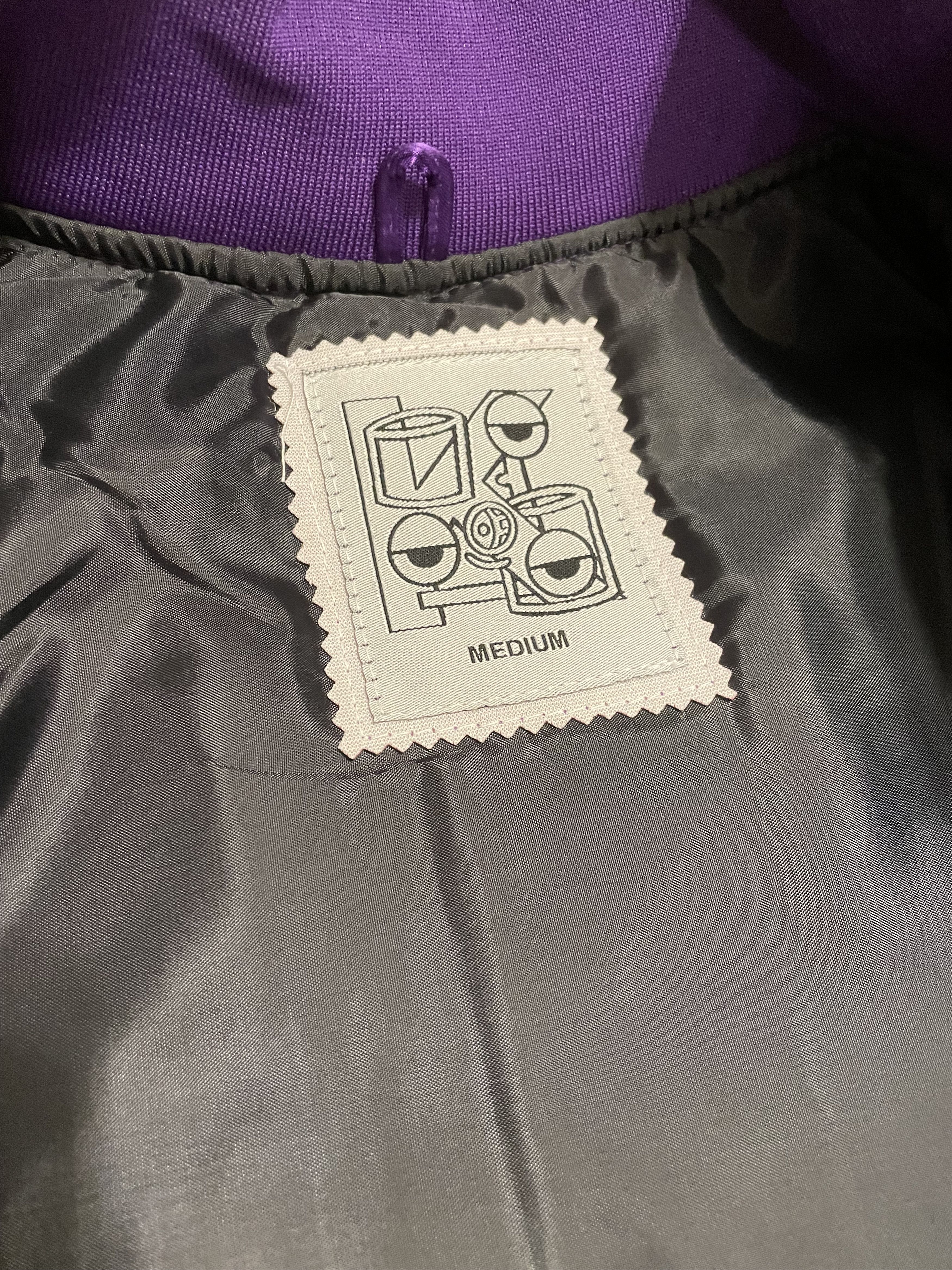 Kodone Kodone Purple Satin Jacket Embroidered Medium Size US M / EU 48-50 / 2 - 5 Thumbnail