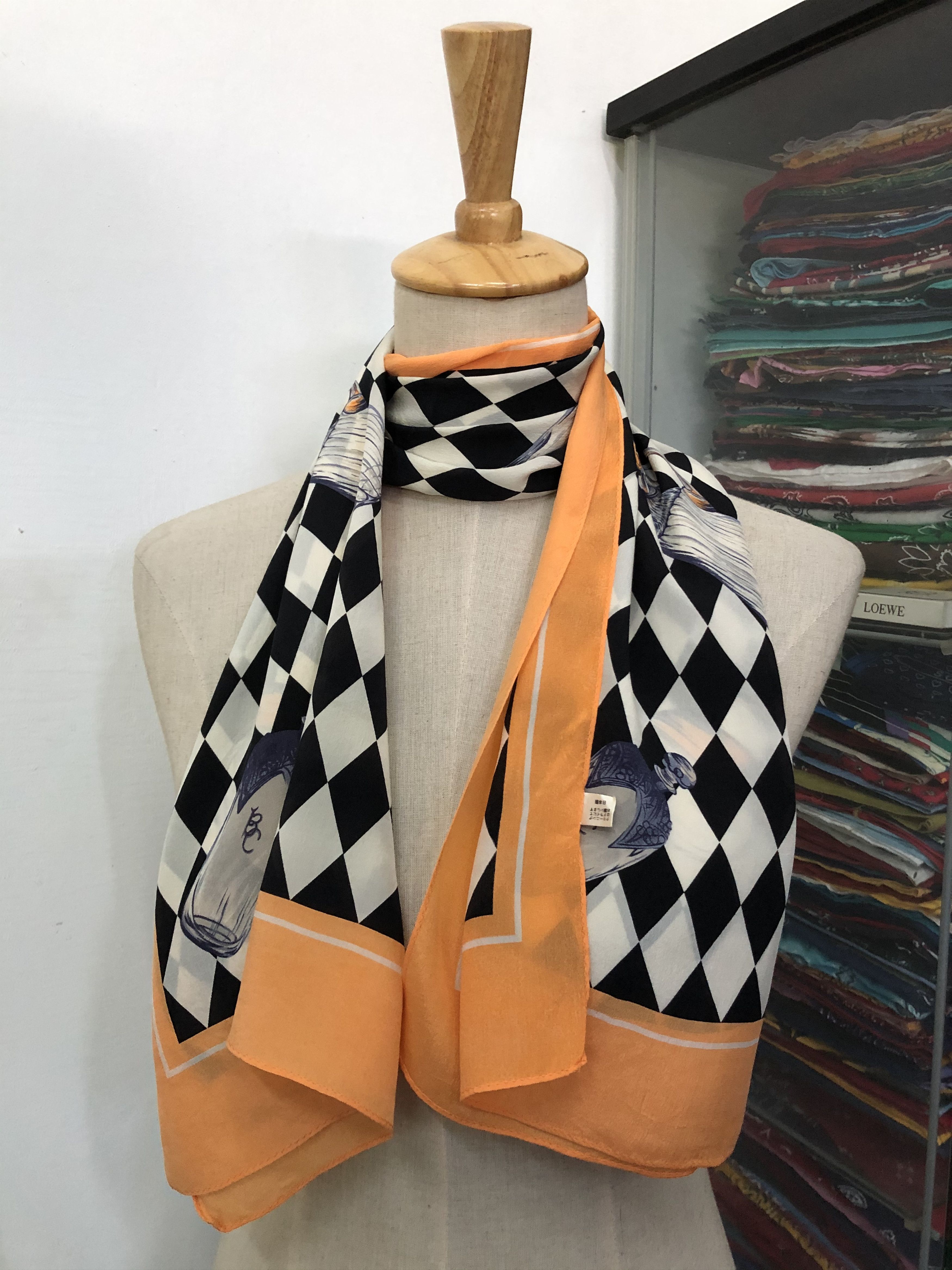 Vintage Vintage Because Silk Scarf Size ONE SIZE - 1 Thumbnail