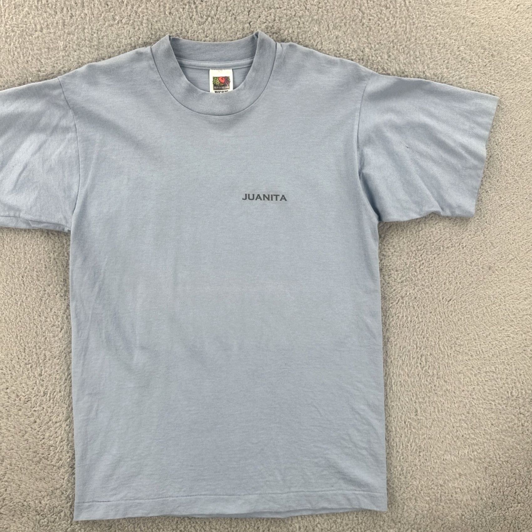 Fruit Of The Loom VINTAGE Fruit of the Loom Best M 90s Blue T Shirt Mens California USA 90s Crew Neck Short Sleeve Size US M / EU 48-50 / 2 - 3 Thumbnail