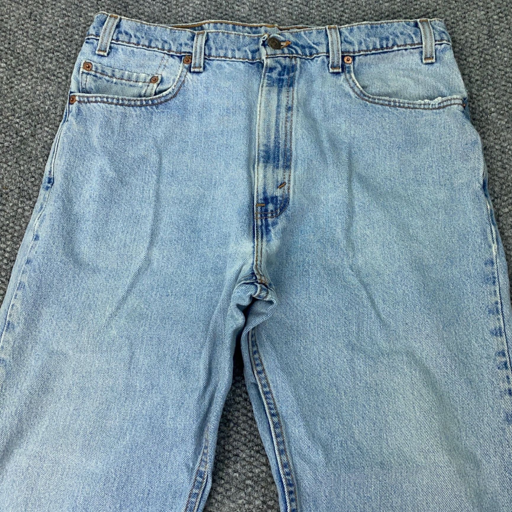 Levi's VINTAGE Levi's 505 Jeans - Jeans - Men - 36x30 - Light Wash - 90s Grunge Retro - Regular Straight Fit #5-Pocket - USA Made Size US 34 / EU 50 - 2 Thumbnail