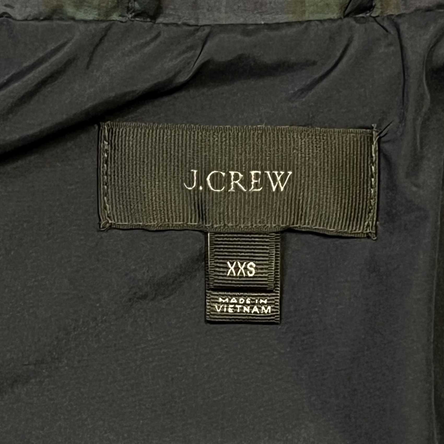 J.Crew VINTAGE? J.CREW Vest Womens XXS Plaid Quilted Puffer Blackwatch Insulated Winter Jacket Size XXS / US 00 / IT 34 - 7 Thumbnail