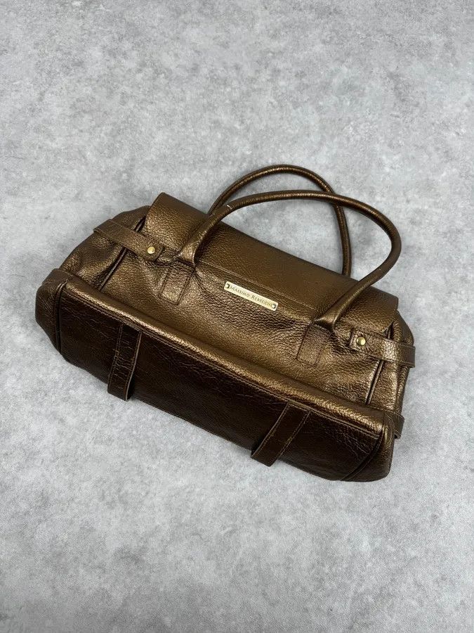 Vintage Massimo Rebecchi Gold Leather Handle Bag Size ONE SIZE - 6 Thumbnail