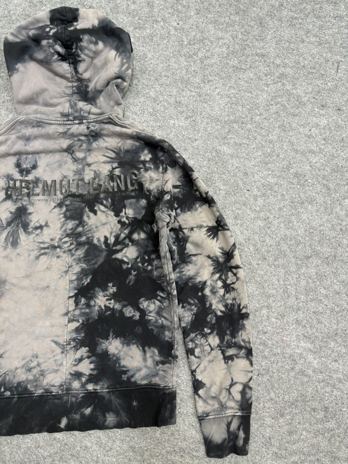 Helmut Lang Archival 2018 AW Helmut Lang Tye Dye Hoodie F573 Size US M / EU 48-50 / 2 - 10 Thumbnail