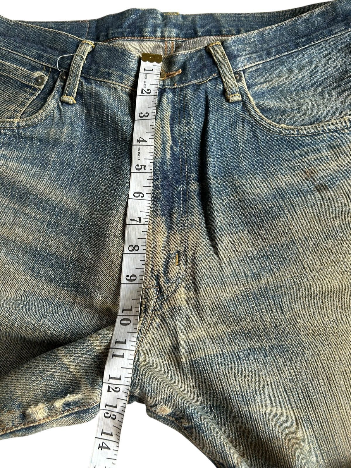 Japanese Brand × Kapital × Vintage Vintage Edwin Selvedge Baggy Rusty Mudwash Distressed Denim Size US 33 - 20 Thumbnail