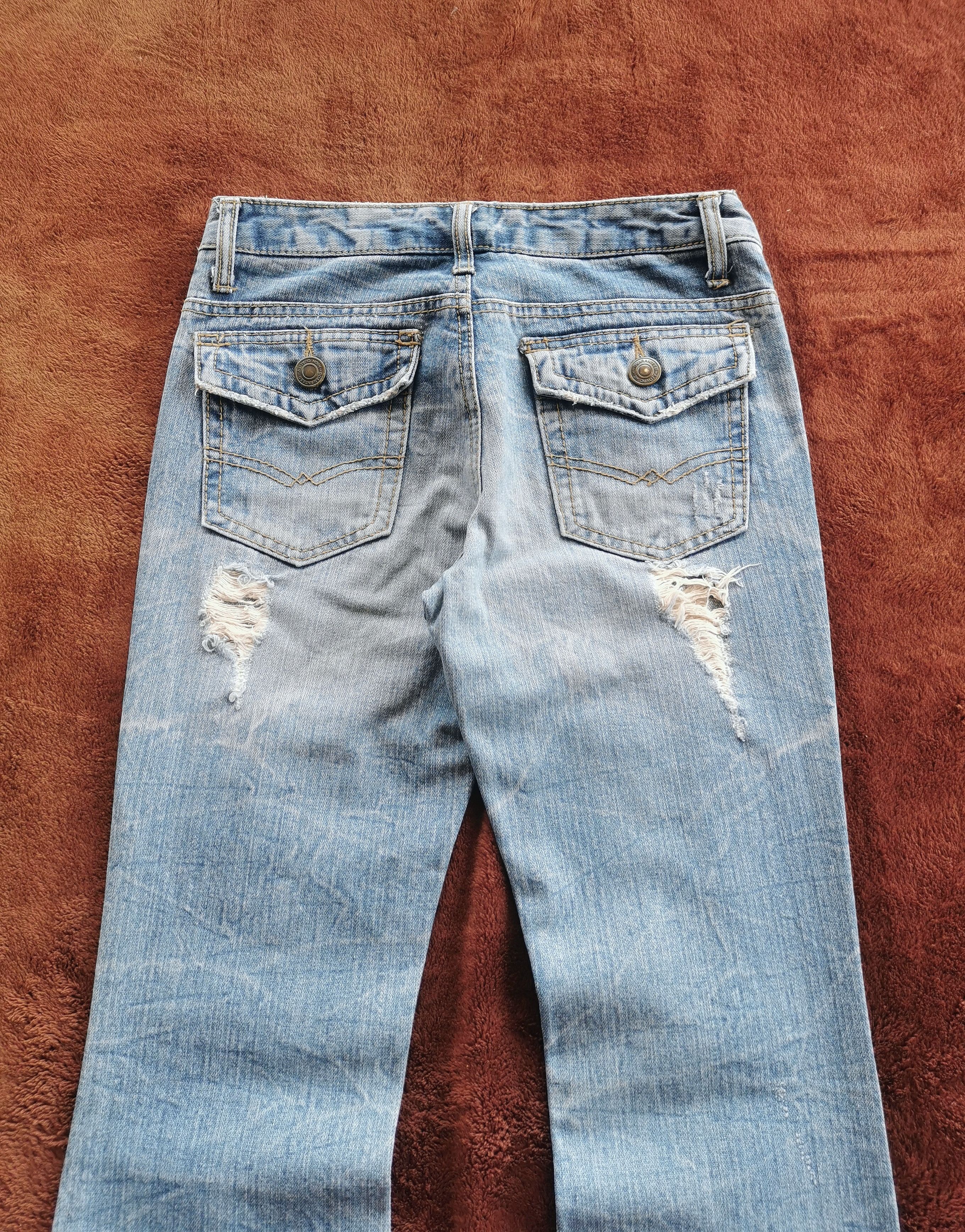 Tornado Mart Colza Flare Distressed Jeans Style LGB/If6Was9 Size US 28 / EU 44 - 4 Thumbnail