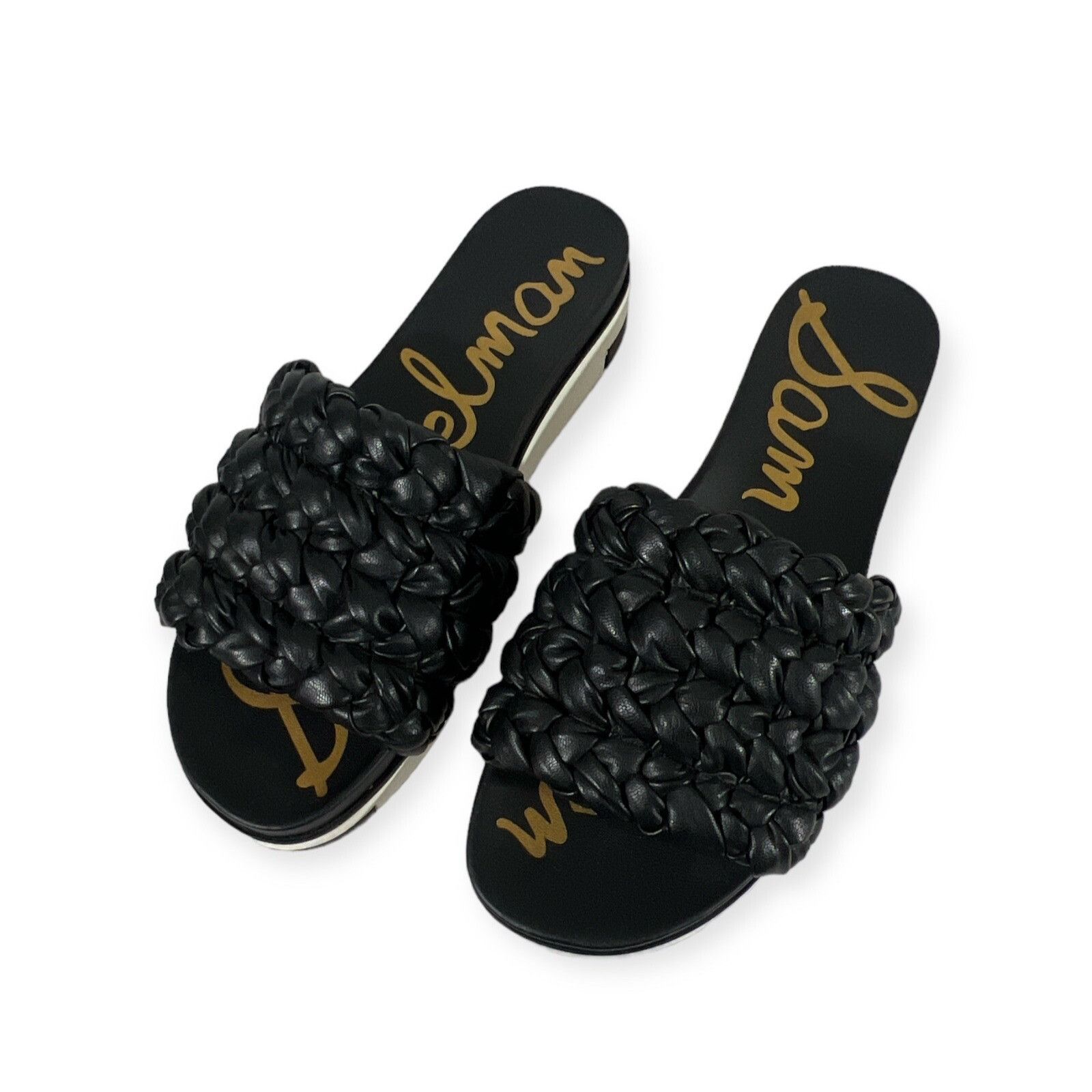 Sam Edelman Sam Edelman Slides Sandals Ainslie Womens Size 8.5 Black Size US 8.5 / IT 38.5 - 1 Thumbnail