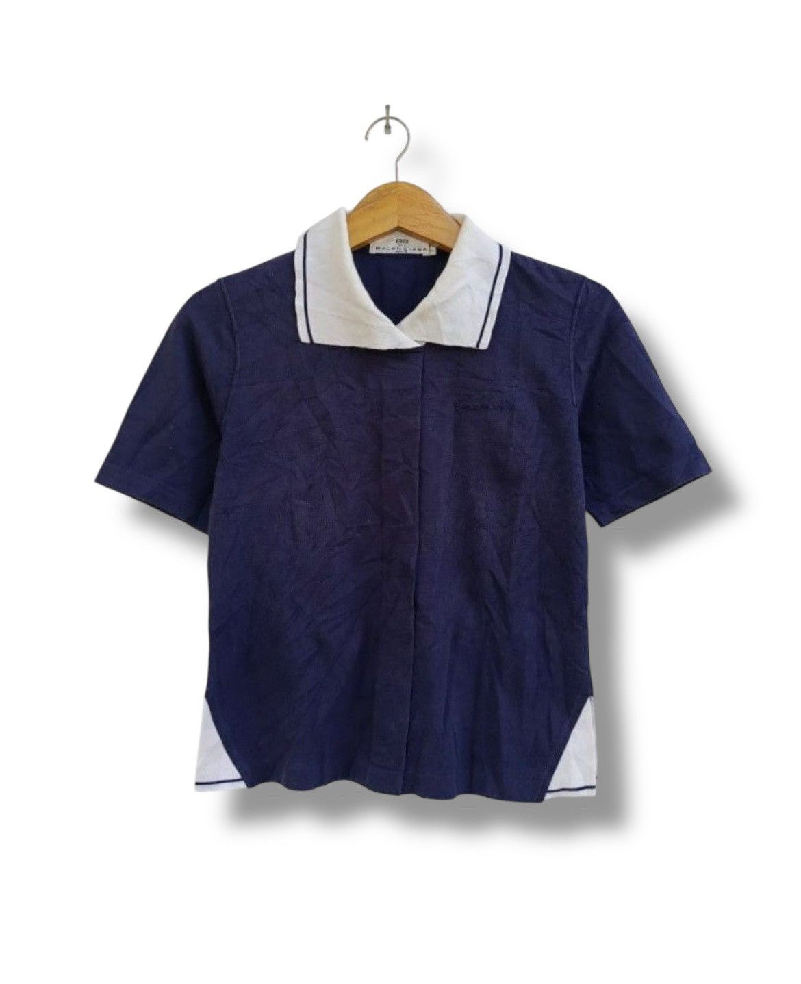 Balenciaga Vintage Balenciaga Poloshirt Size US S / EU 44-46 / 1 - 1 Thumbnail