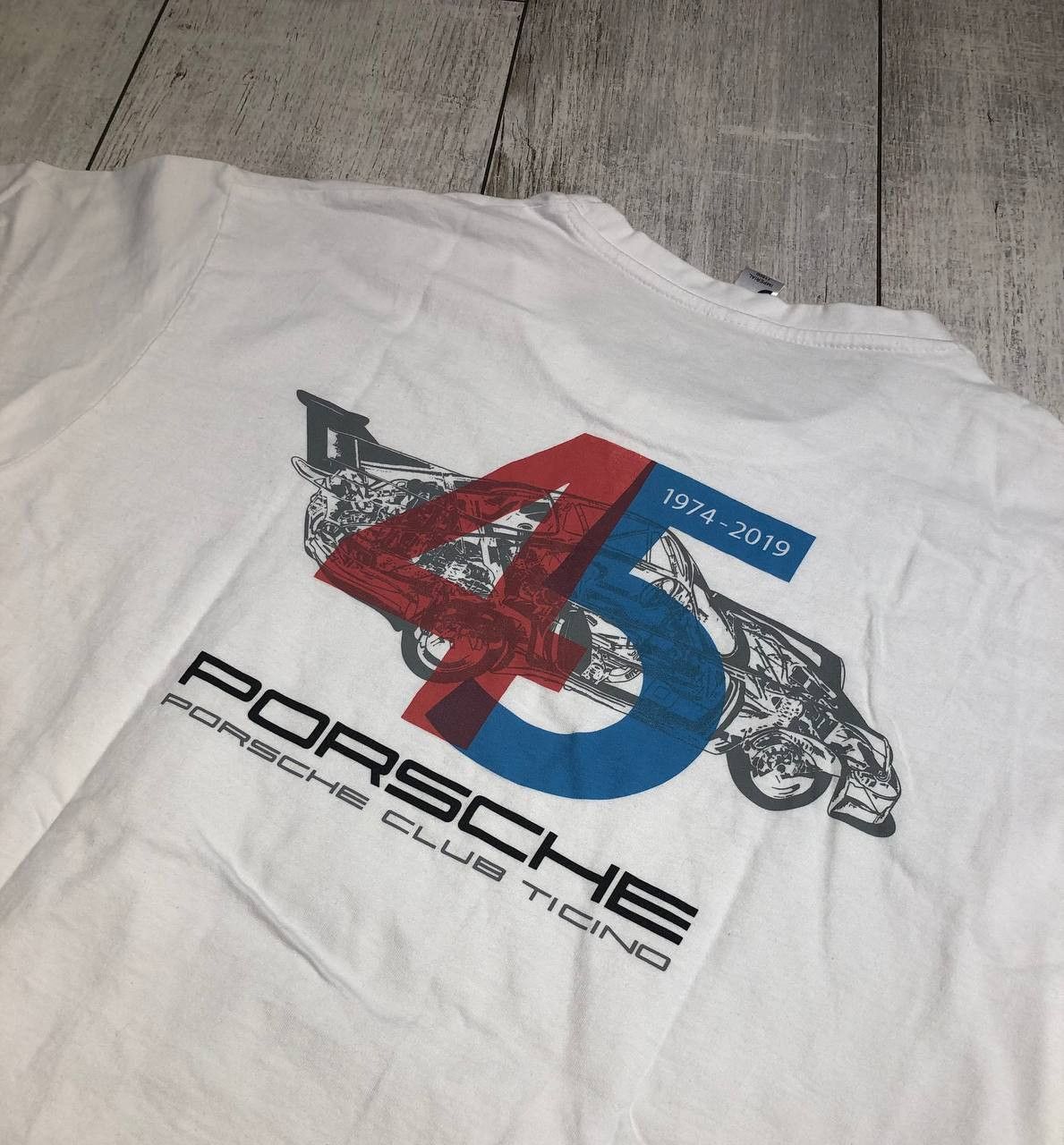NASCAR × Porsche Design Vintage t-shirt Porsche club tecino 45 Size US L / EU 52-54 / 3 - 3 Thumbnail
