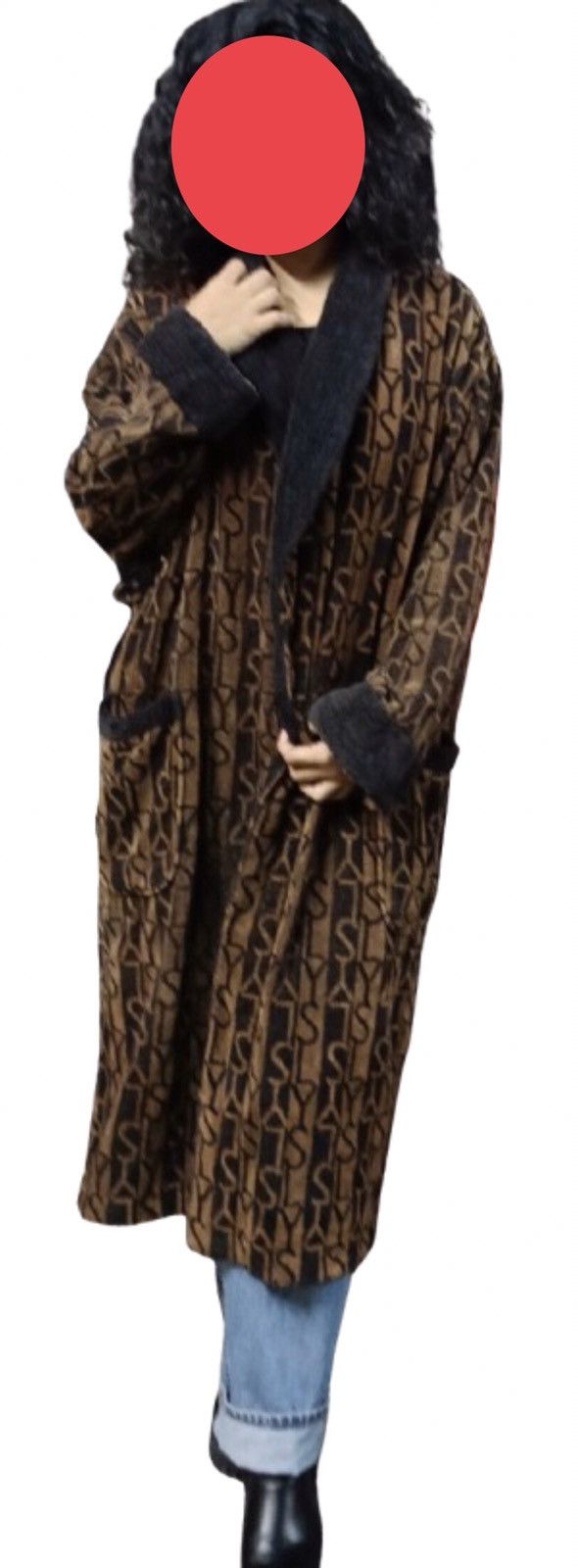 Designer × Vintage × Yves Saint Laurent 🔥Free Gift 3pcs Small Towell YSL🔥 Kimono Coat Size US XXL / EU 58 / 5 - 2 Thumbnail