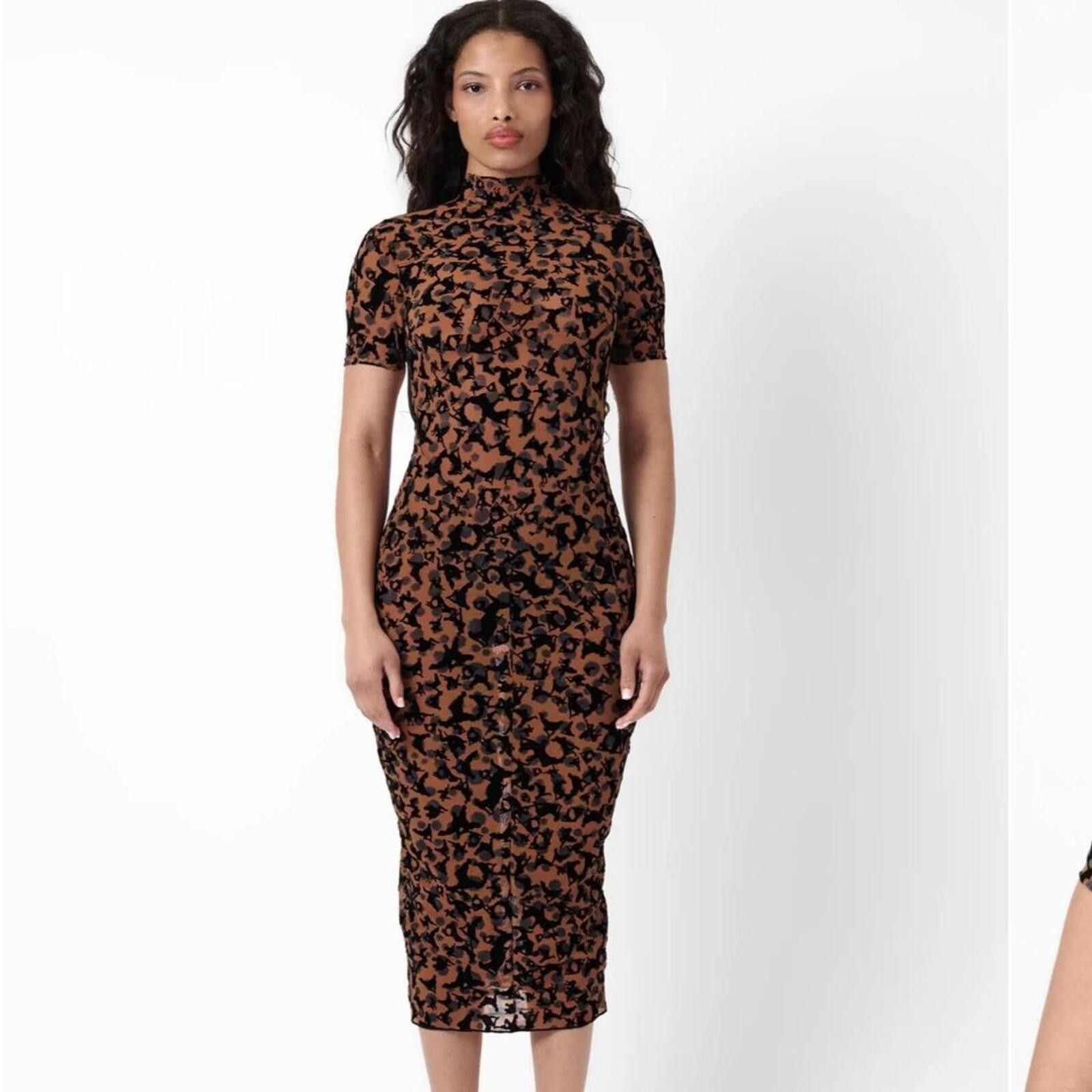 Other Poster Girl - KNOCKOUT DRESS CHESTNUT LEOPARD PRINT Size M / US 6-8 / IT 42-44 - 1 Thumbnail