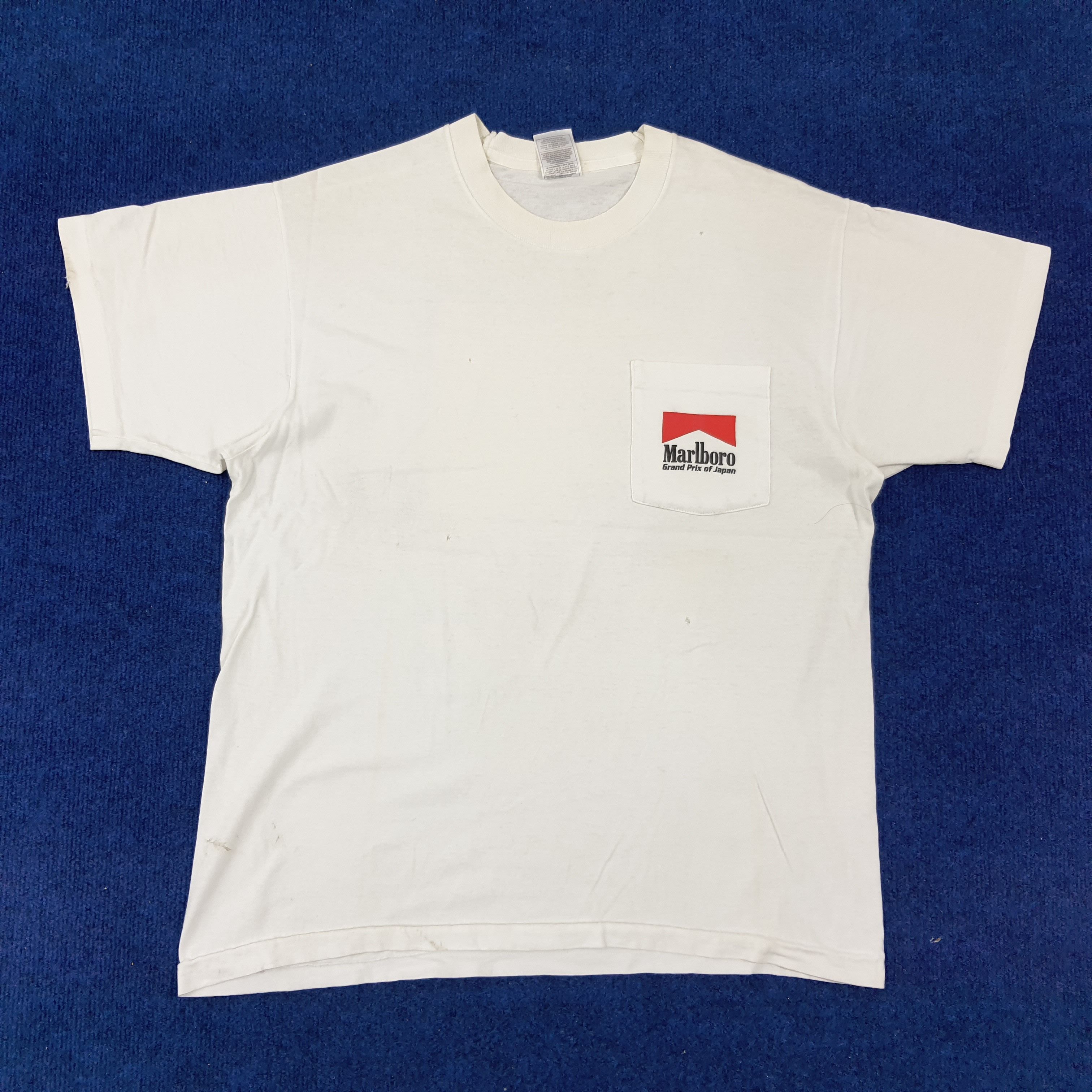 Marlboro × Vintage Vintage Marlboro Grand Prix of Japan GP Racing Team Tshirt Size US L / EU 52-54 / 3 - 3 Thumbnail