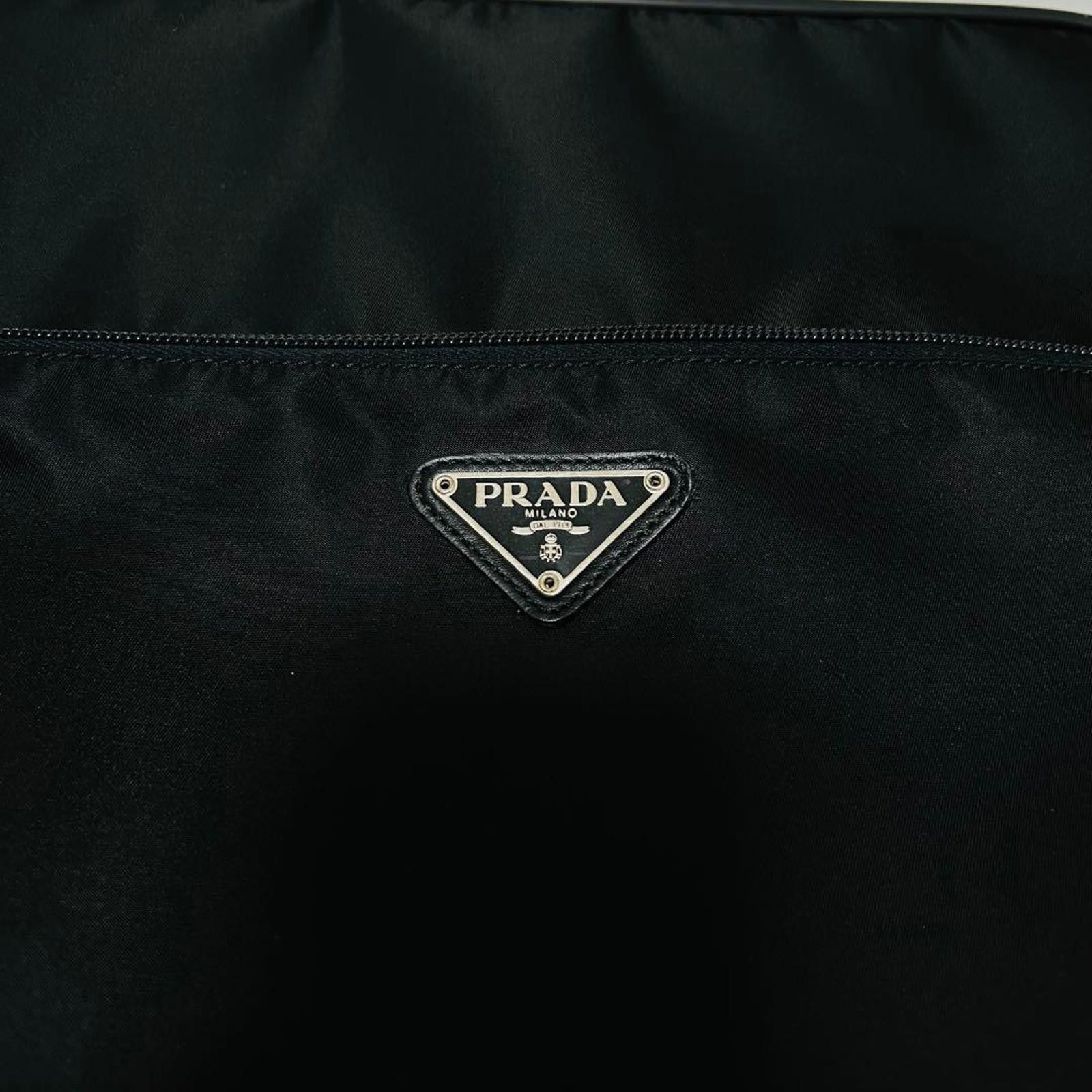 Prada Prada - Black Nylon Rolling Suitcase Luggage Size ONE SIZE - 9 Thumbnail