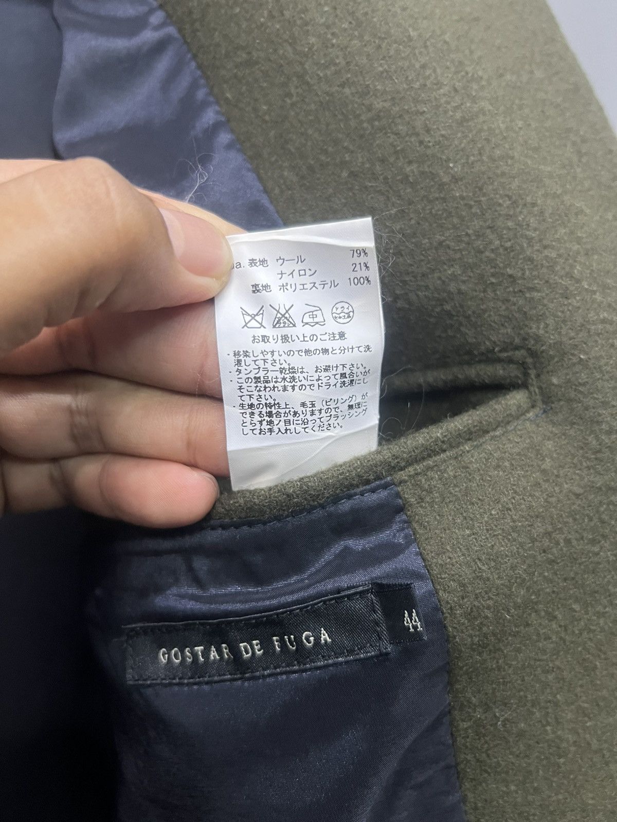 GOSTAR DE FUGA Gostar de Fuga Wool Long Coat Size US M / EU 48-50 / 2 - 9 Thumbnail
